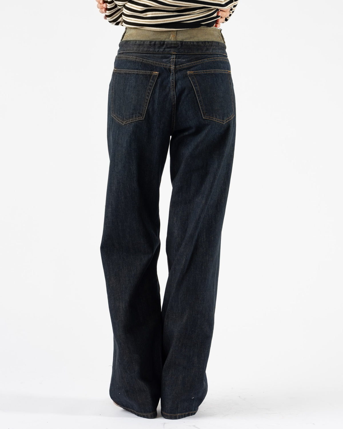 MM6 Maison Margiela Ring Denim 13oz Jean in Dark Blue