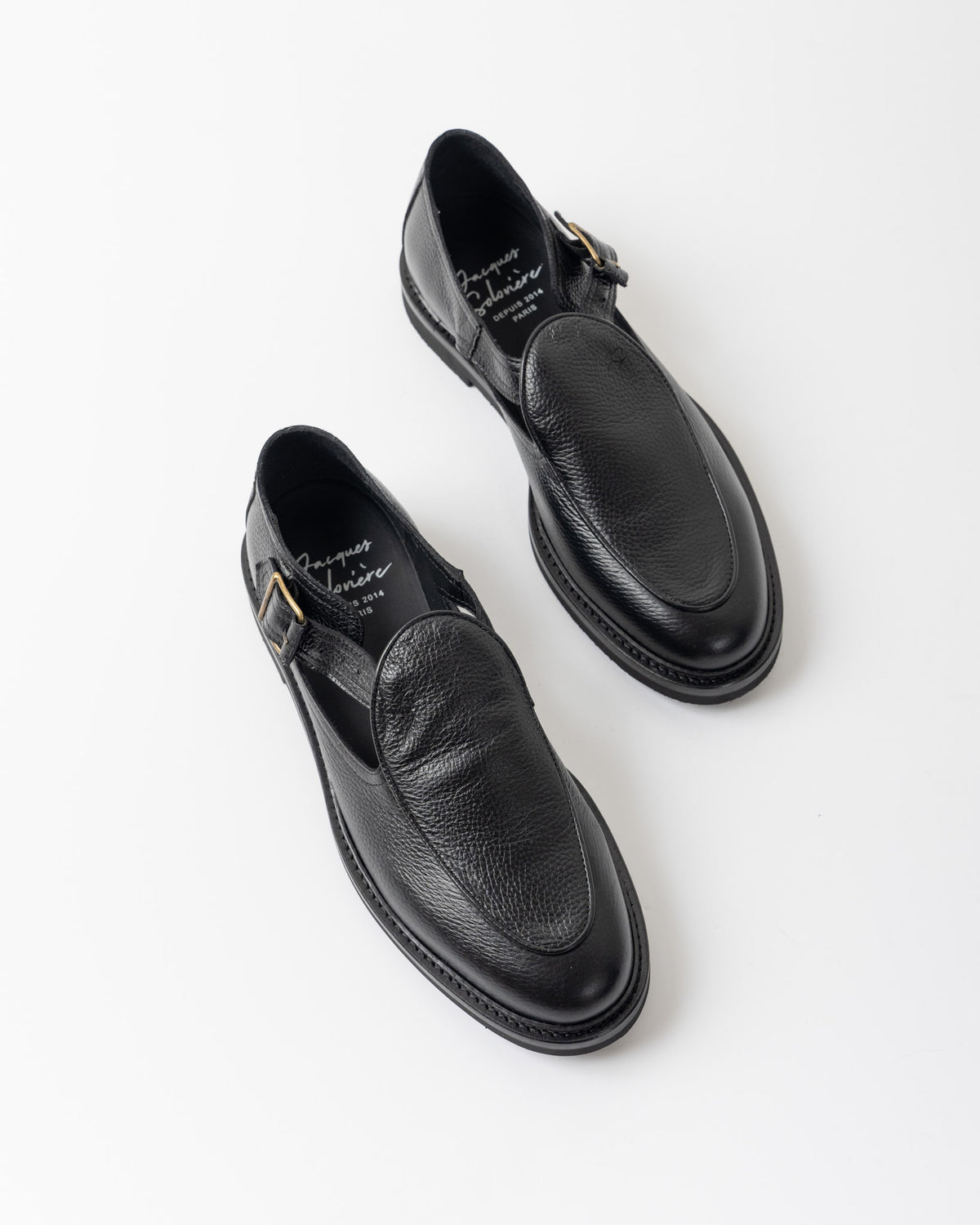 Jacques Solovière Paris Jo in Grained Calf Black