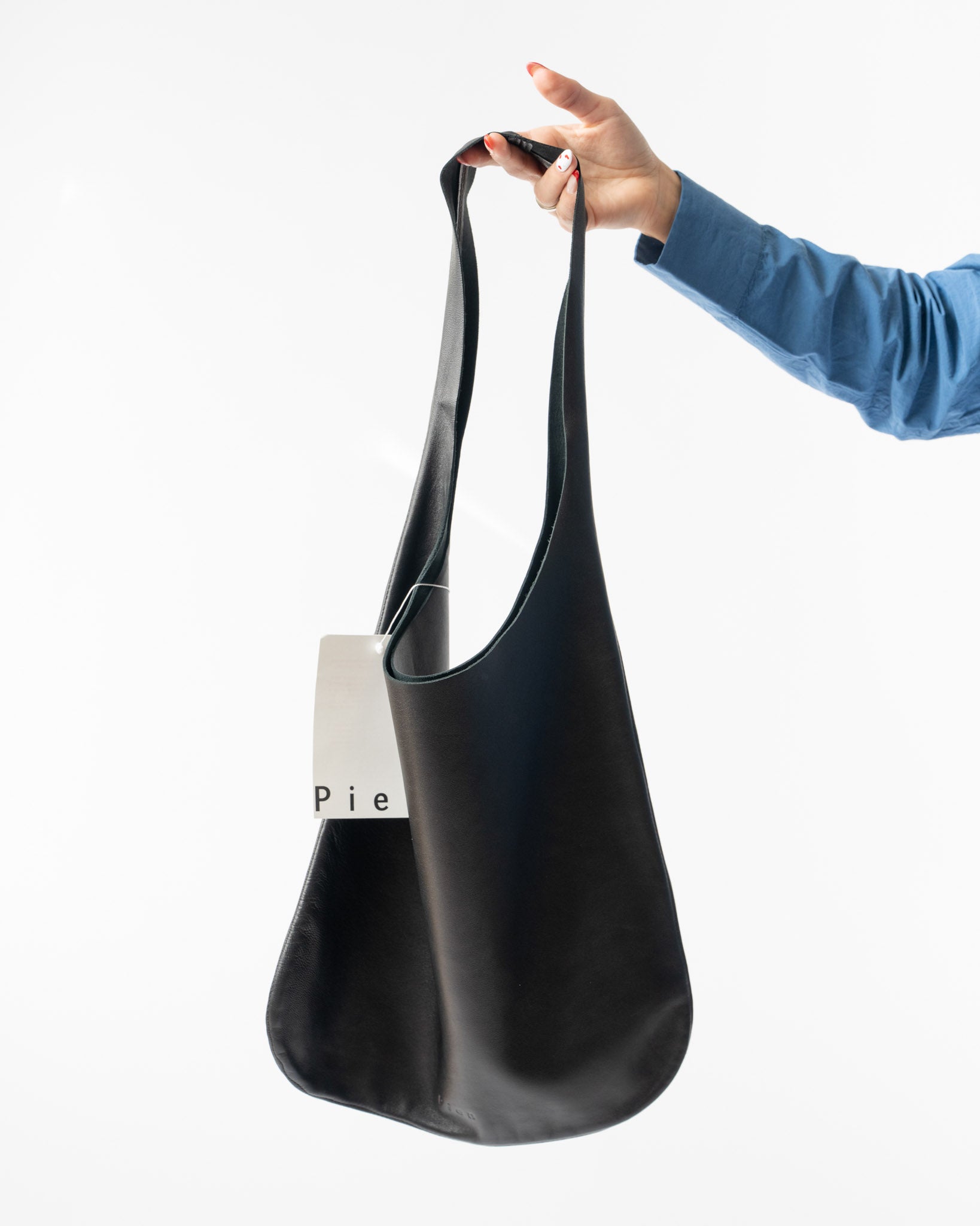 Pien Night Leather Shoulder Tote