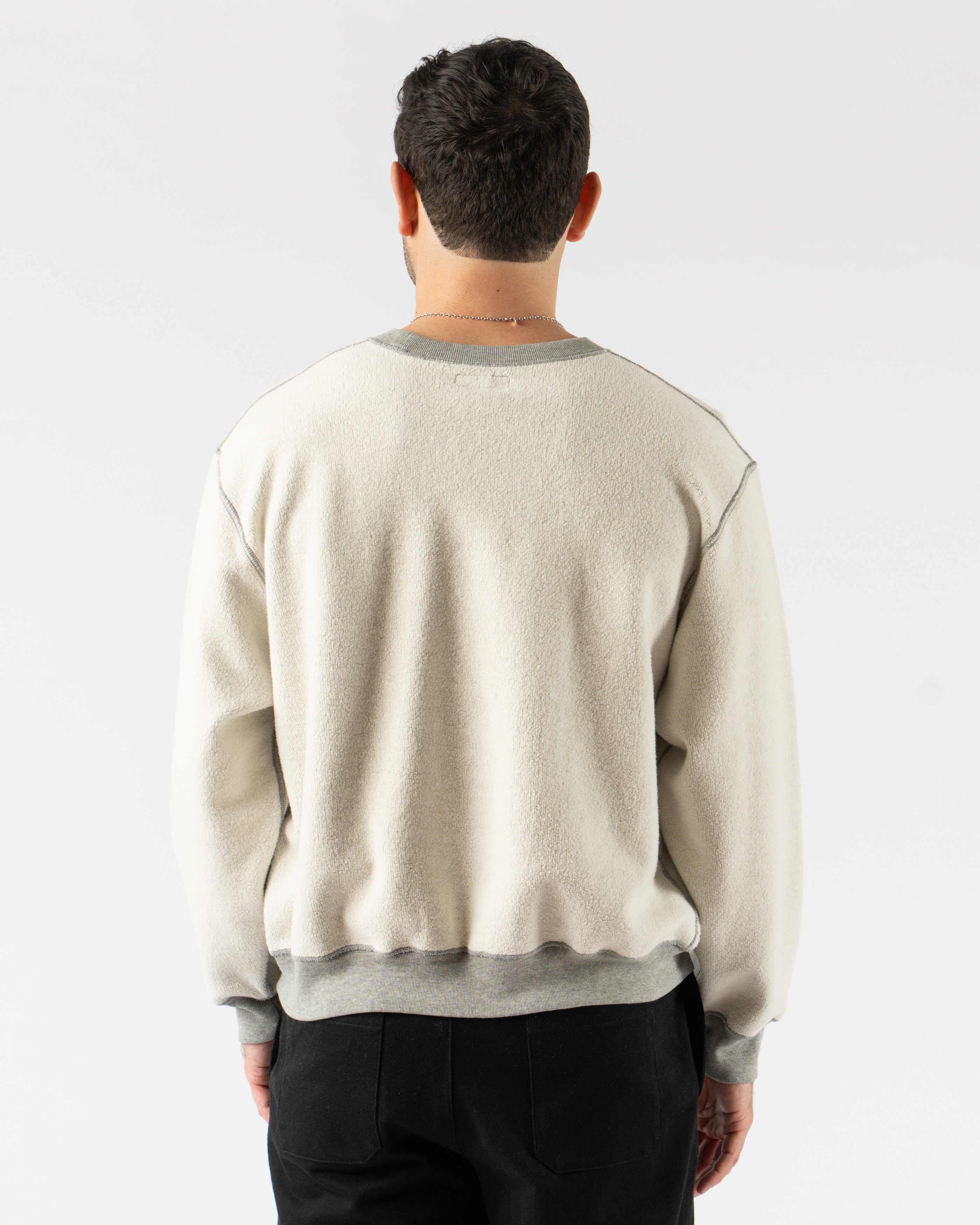 Lady White Co. LW612 Mini Crewneck in Reverse Heather Grey