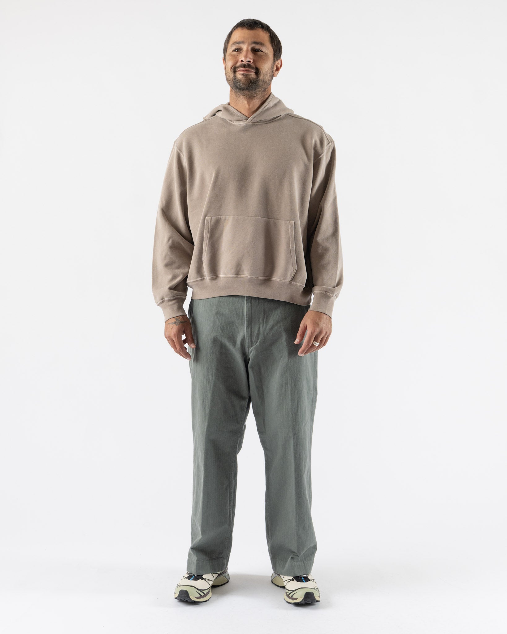 Lady White Co. Mini Hoodie in Pigment Elm