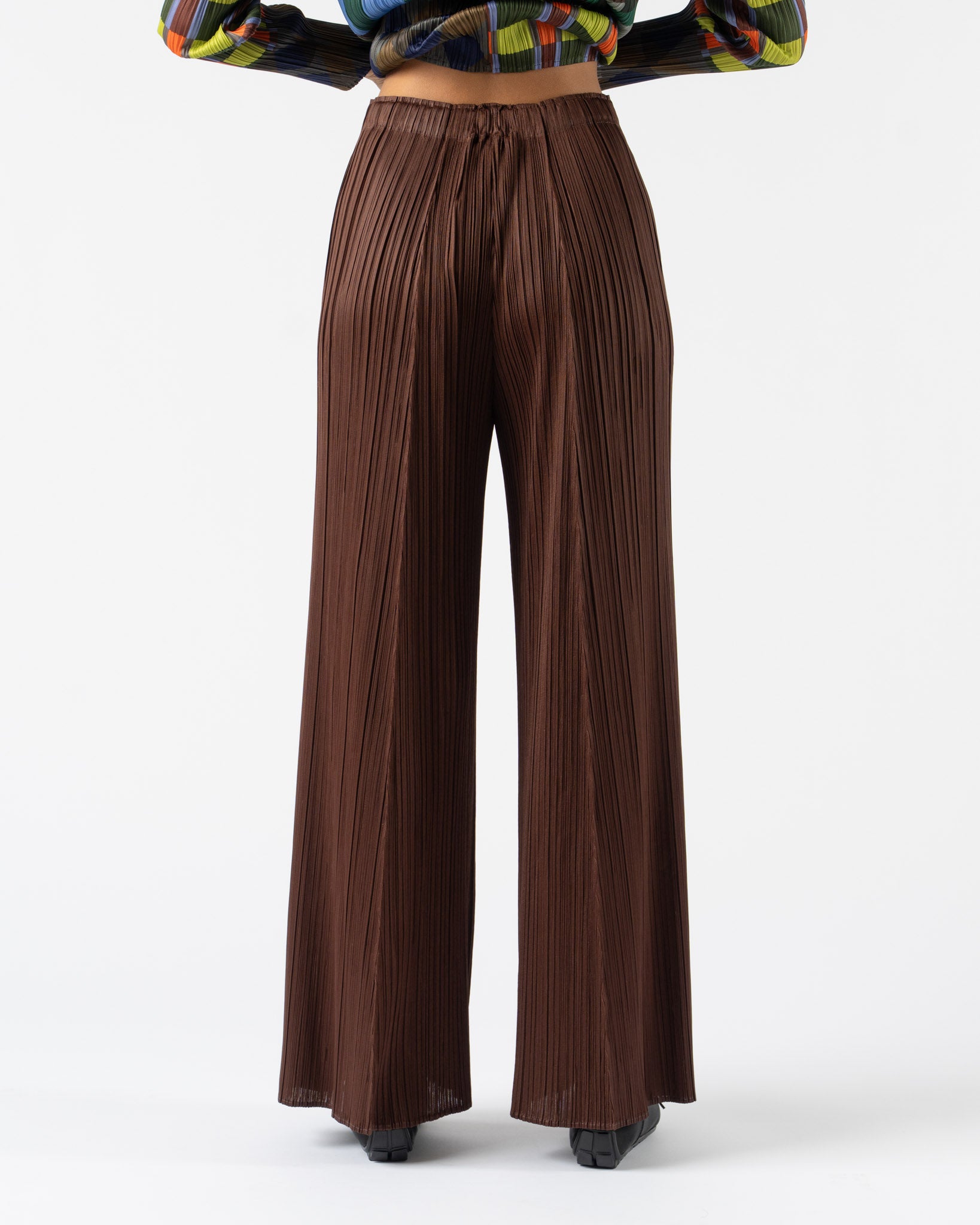 Pleats Please Issey Miyake Monthly Colors January in Bordeaux