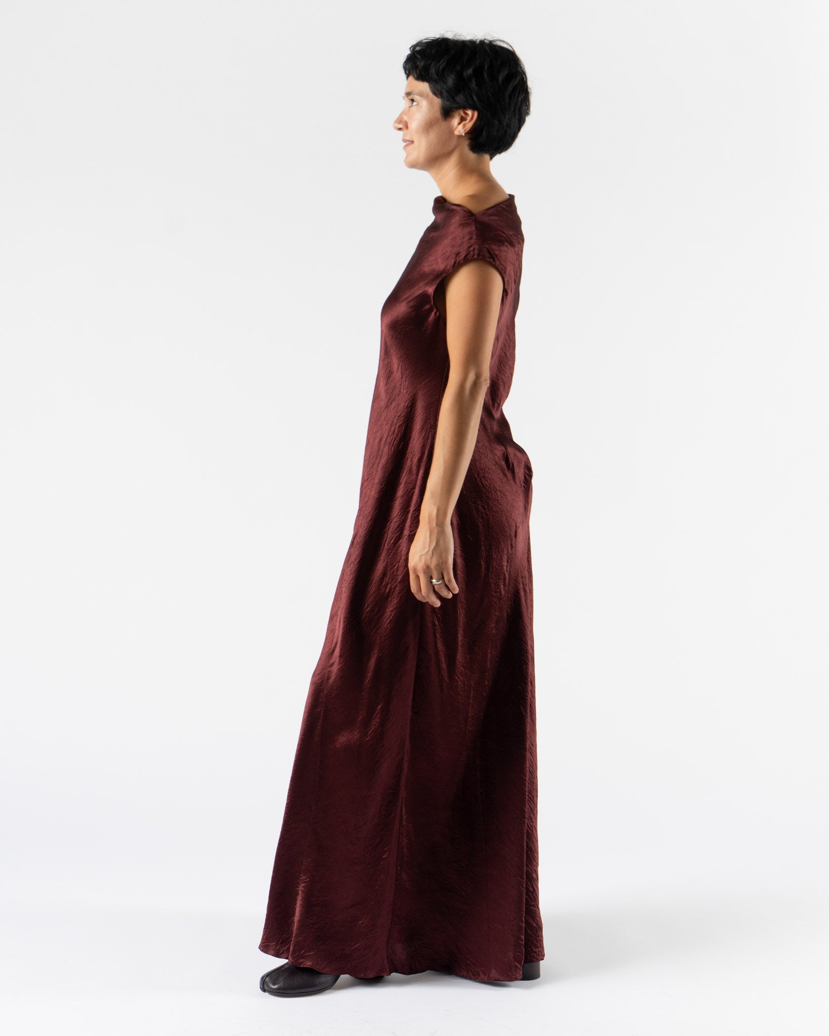 Lauren Manoogian New Luster Dress in Merlot