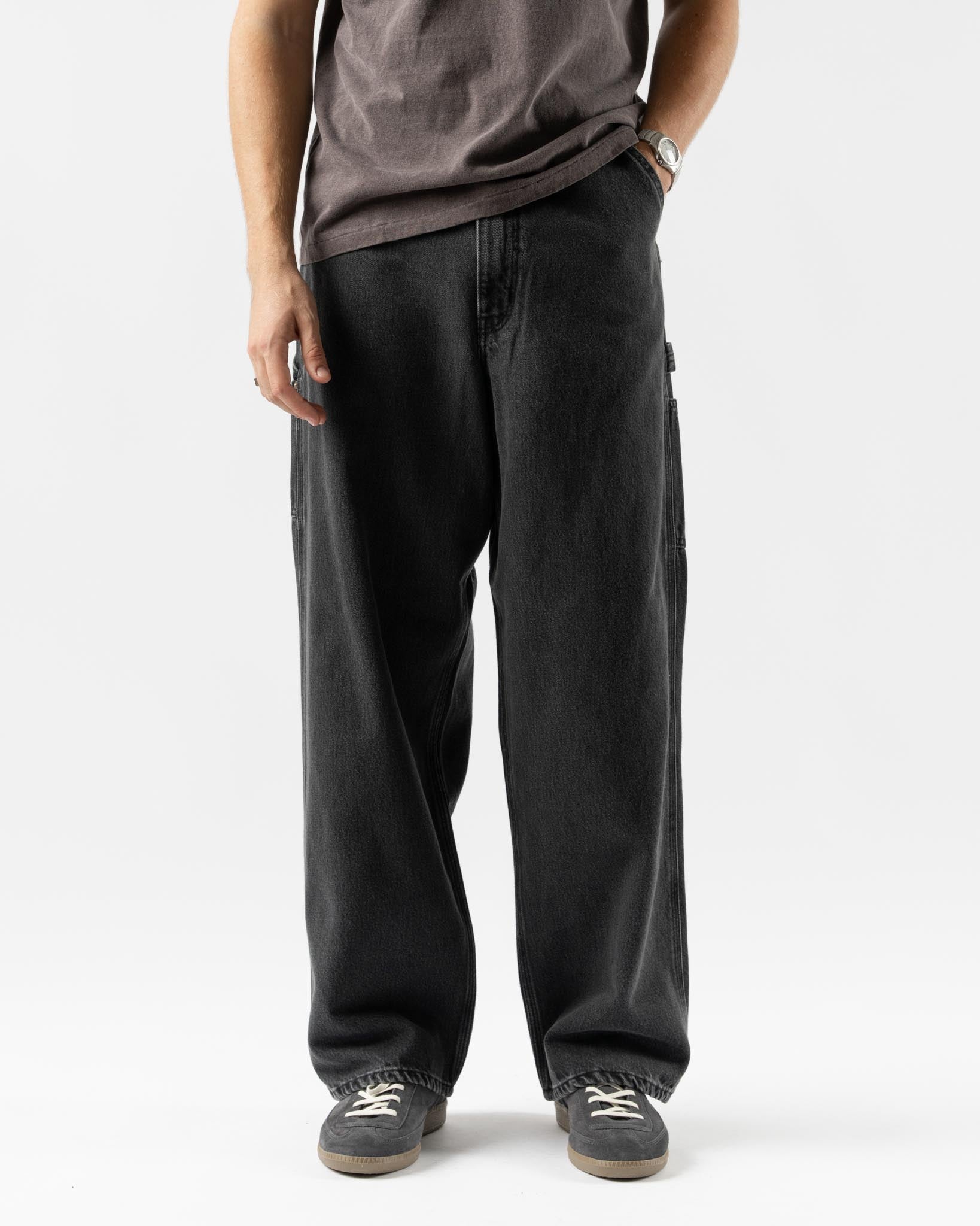 パンツ orslow DAD'S FIT PAINTER PANTS size3 orSlow Dad's Fit Painter Pants, Black Denim Stone – Glasswing