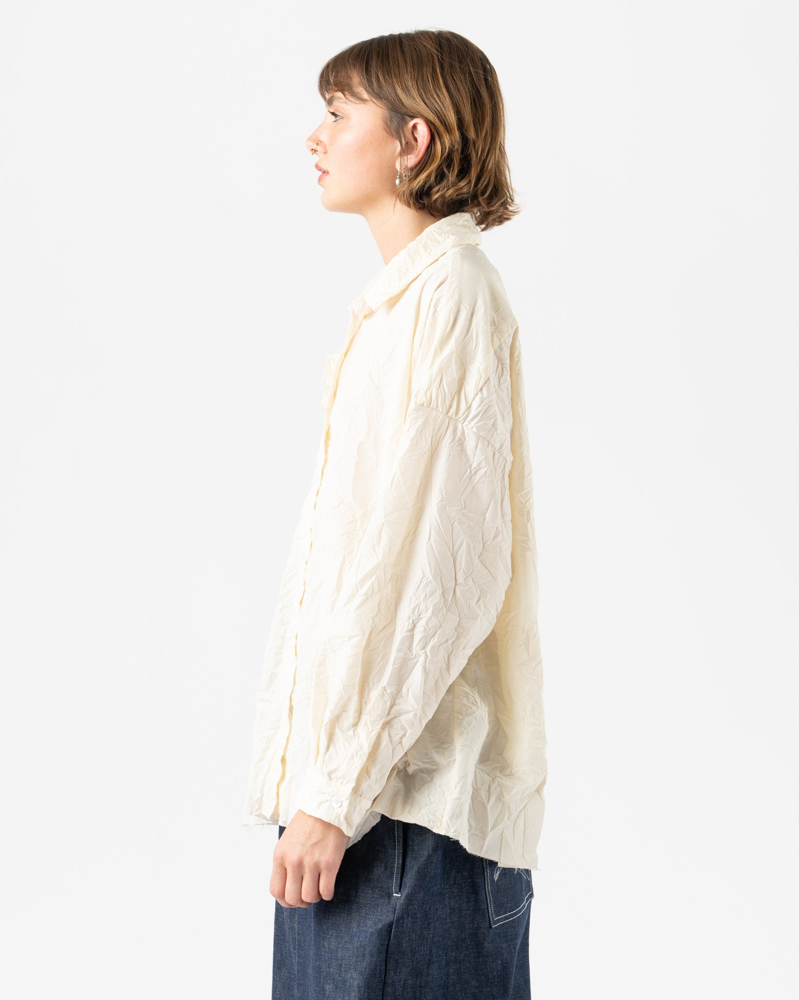 Fabiana Pigna Petalo Blouse in Chantilly
