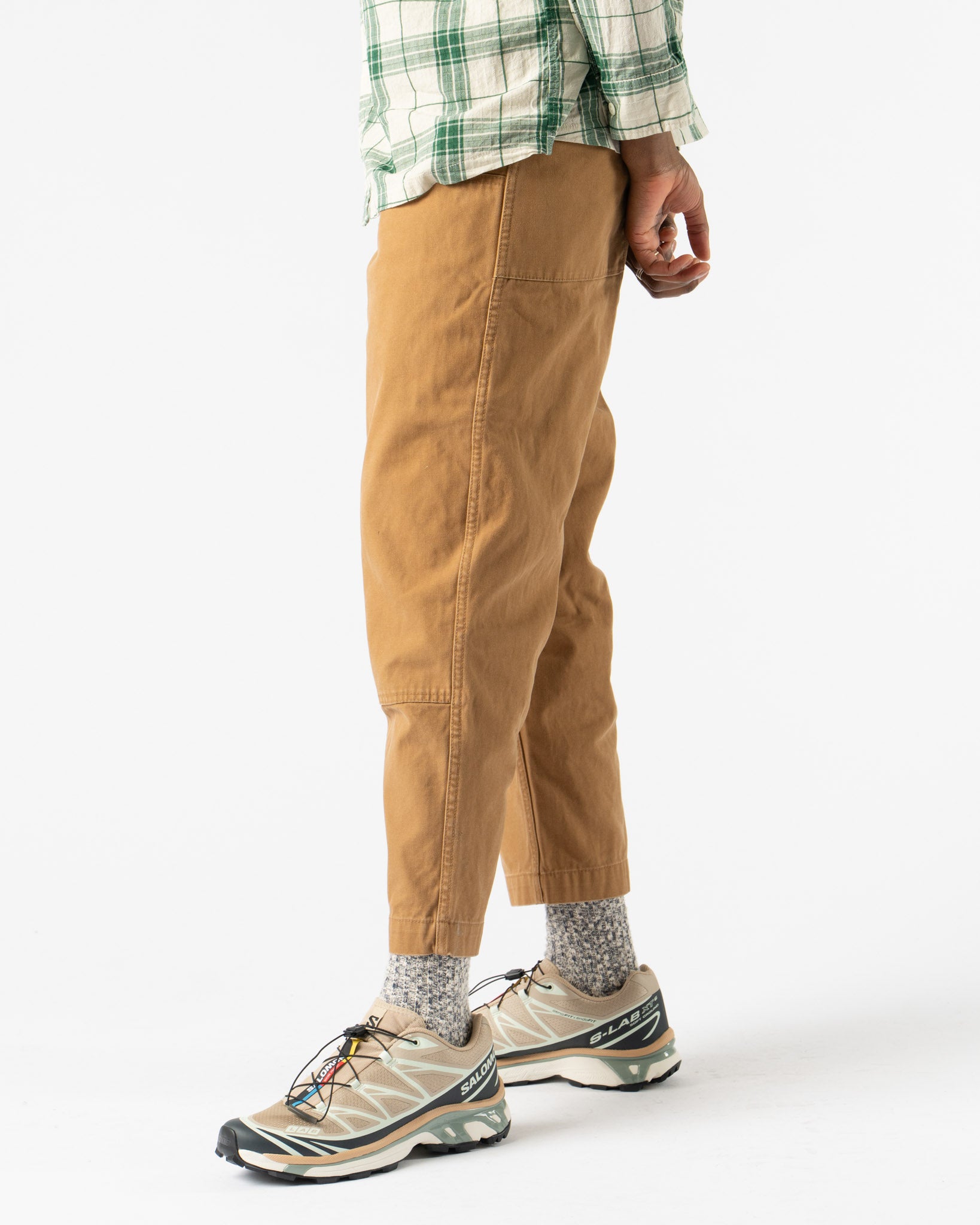 Pilgrim Surf + Supply Eddie Double Knee Pant in Khaki