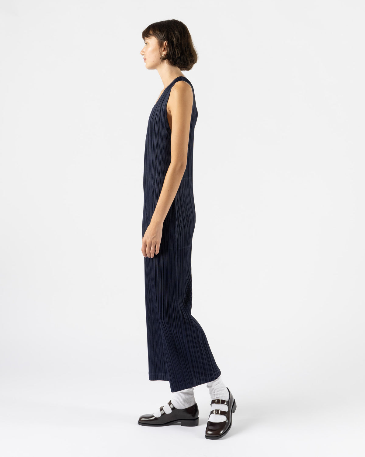 Pleats Please Issey Miyake Jumpsuit in Navy September