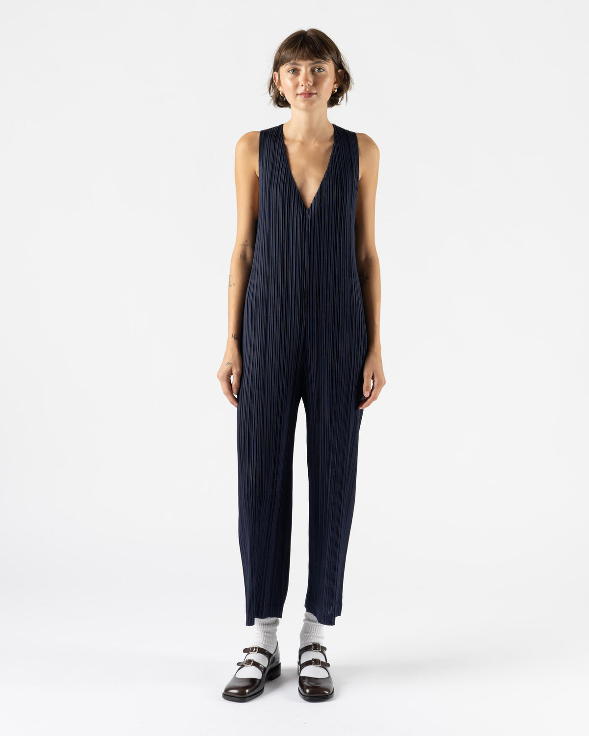 Pleats Please Issey Miyake Jumpsuit in Navy September