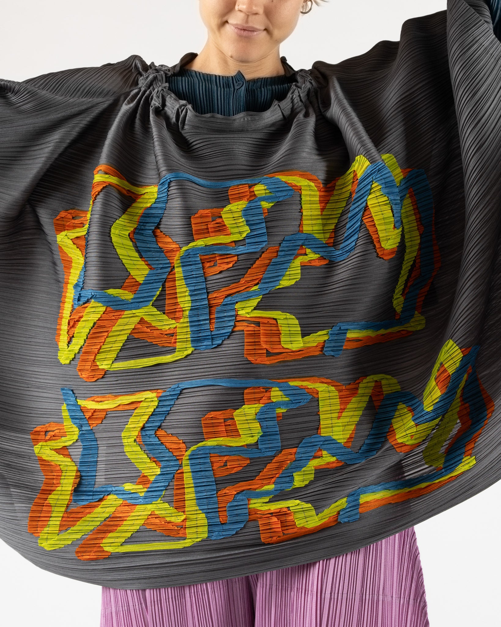 Pleats Please Issey Miyake Mix in Gray