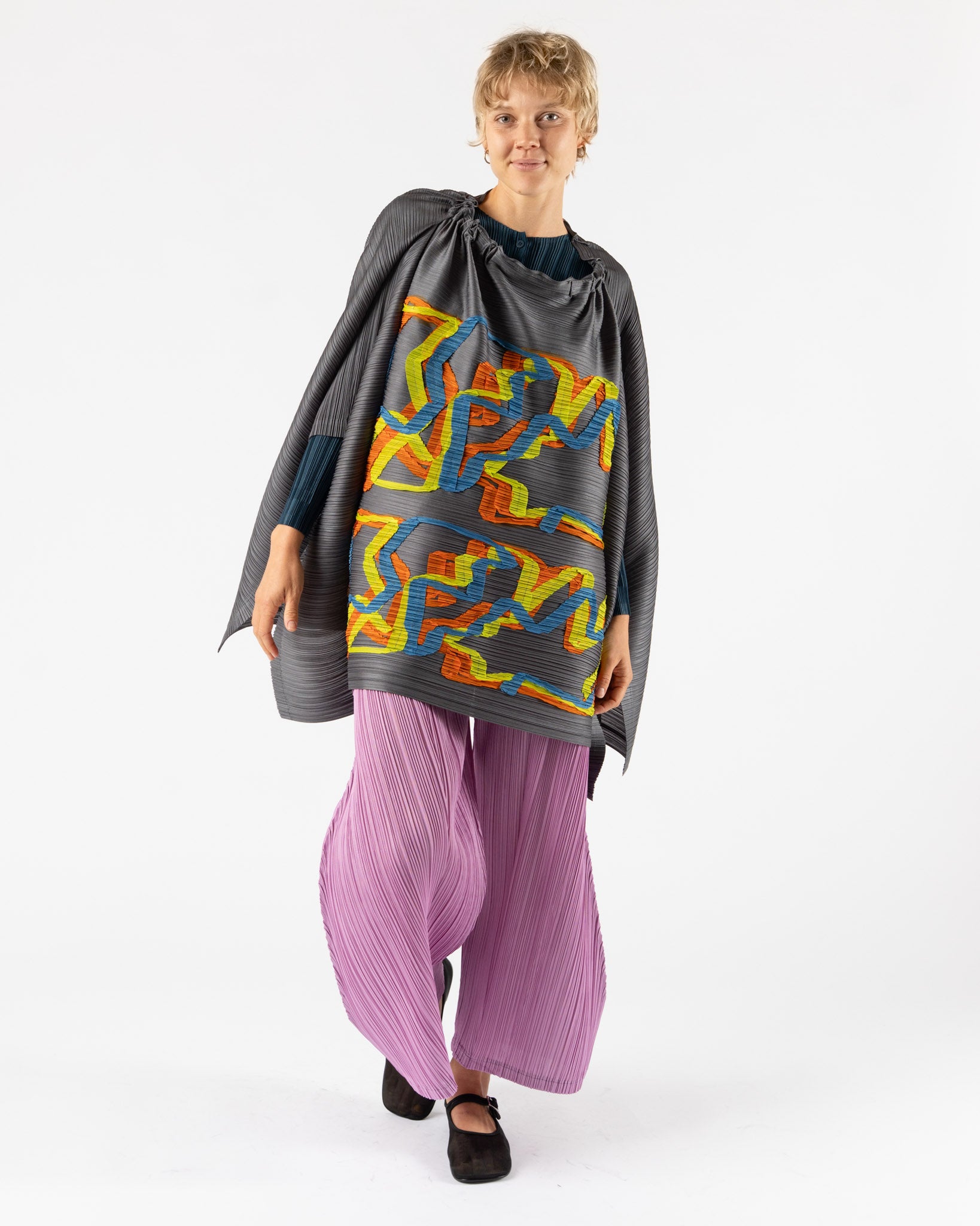 Pleats Please Issey Miyake Mix in Gray