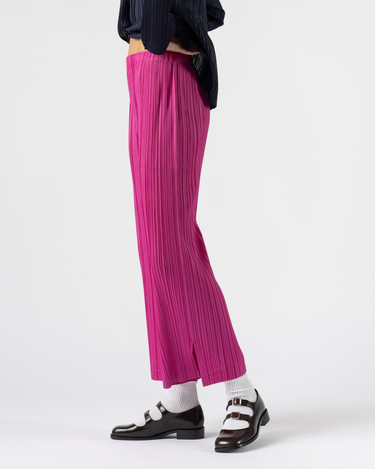 Pleats Please Issey Miyake Thicker Bottoms 2 in Magenta