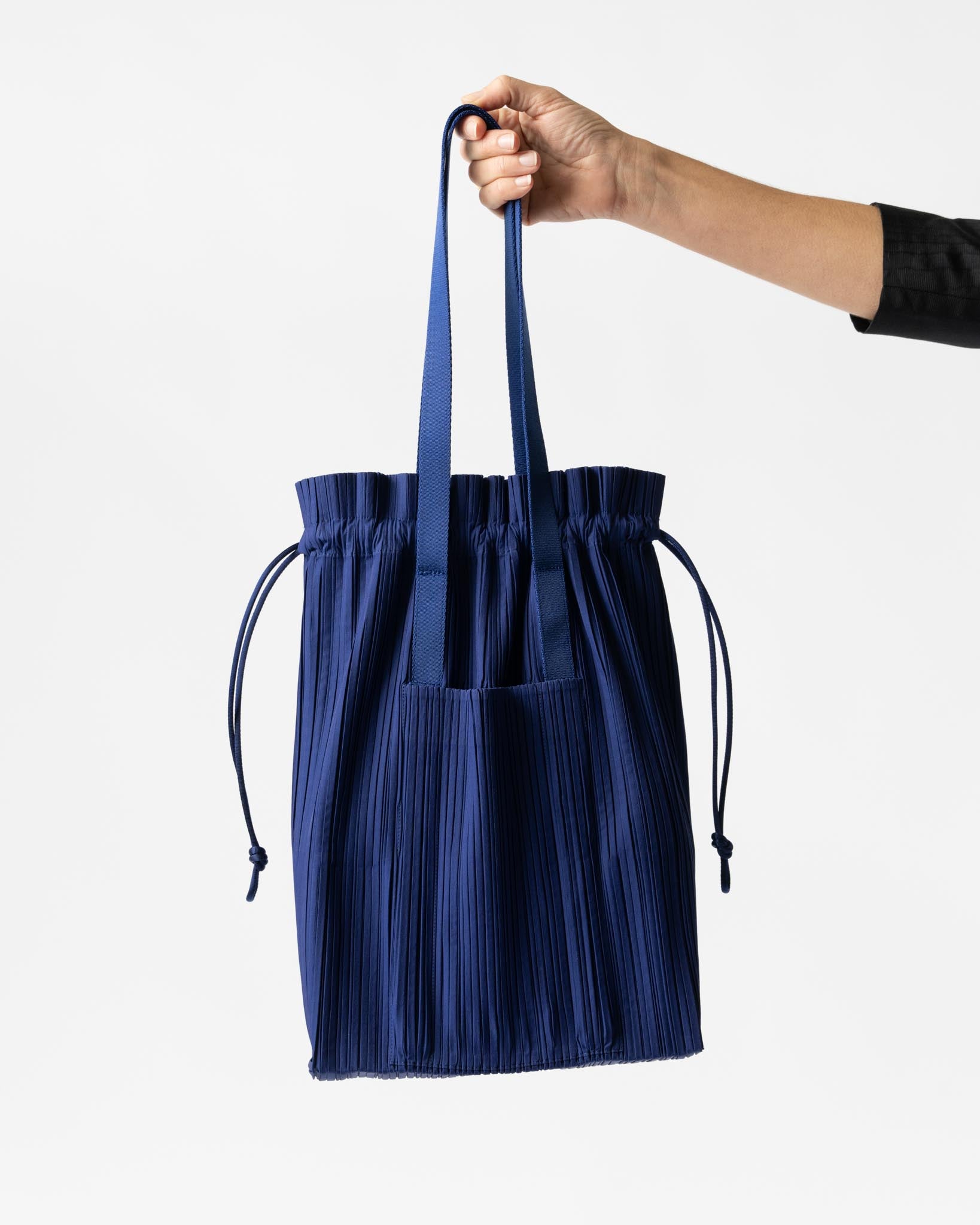 Pleats Please Issey Miyake Pleats Tote Bag Deep Blue Curated at