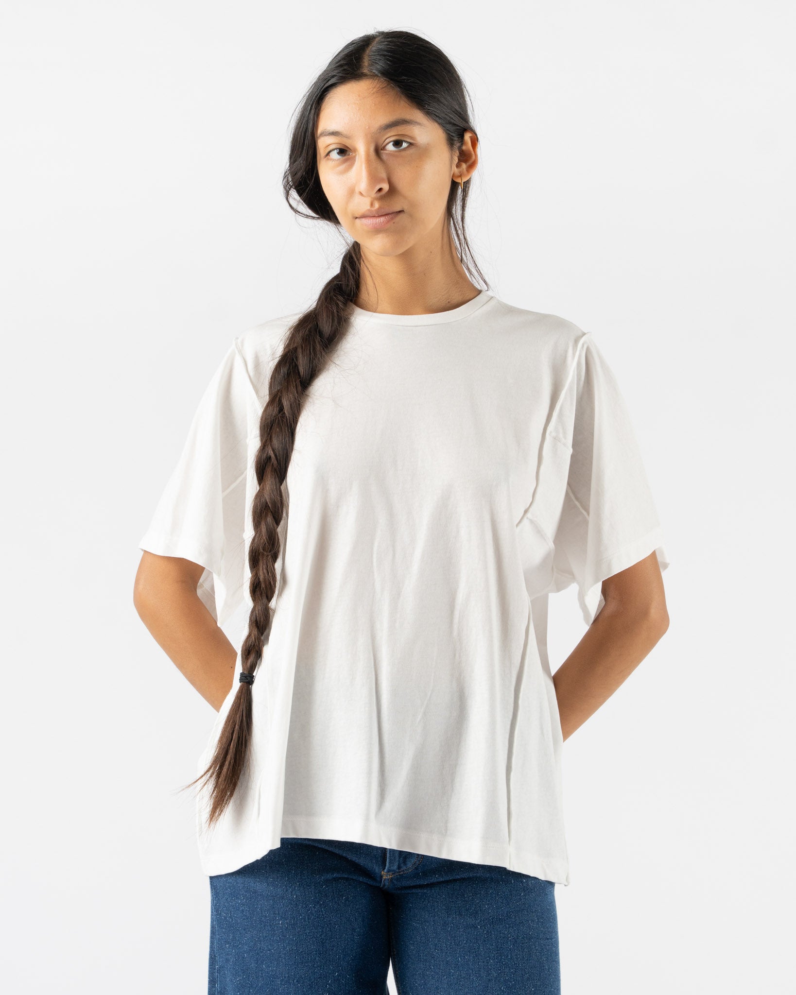 Baserange Poi Tee Shirt in Off White