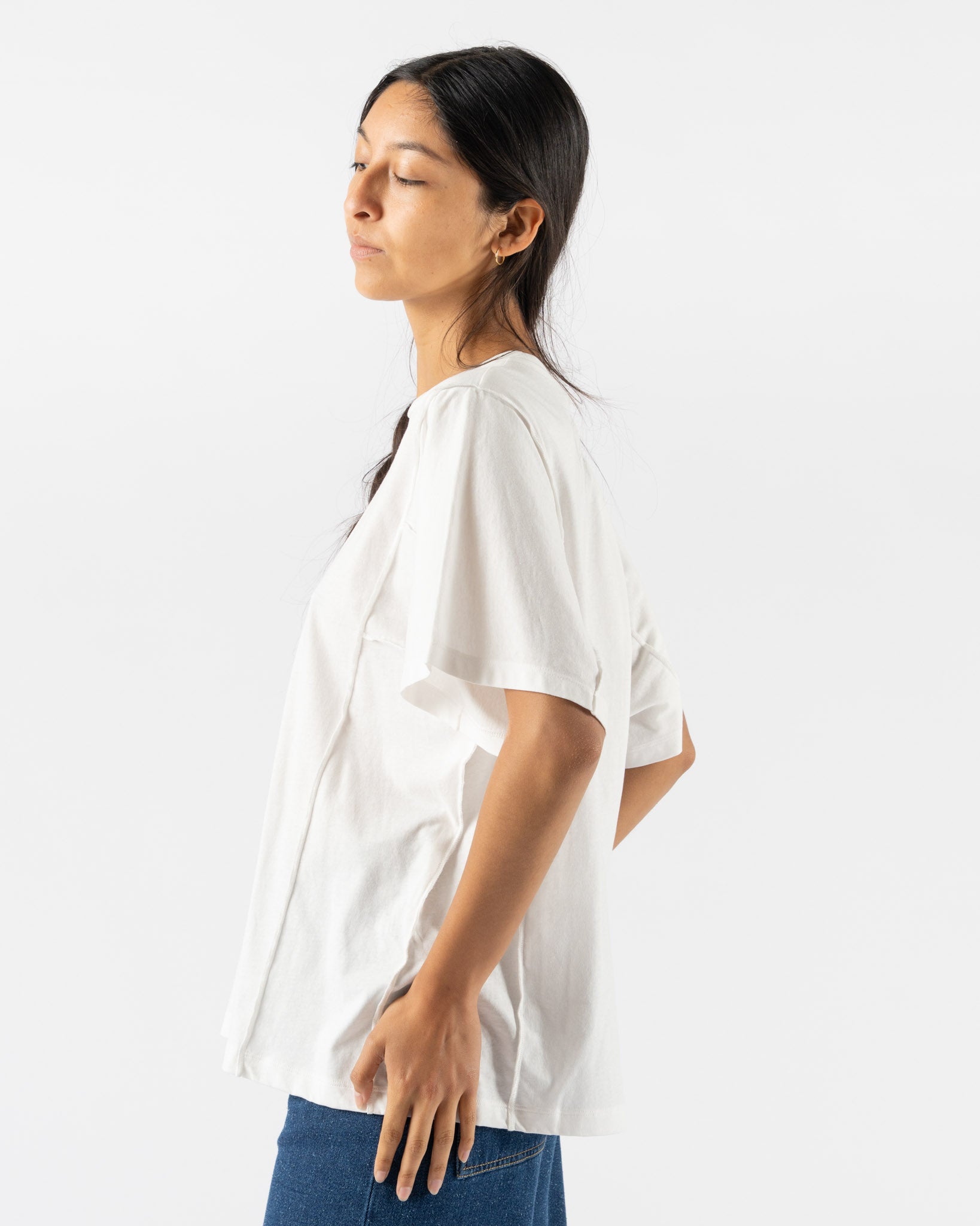 Baserange Poi Tee Shirt in Off White