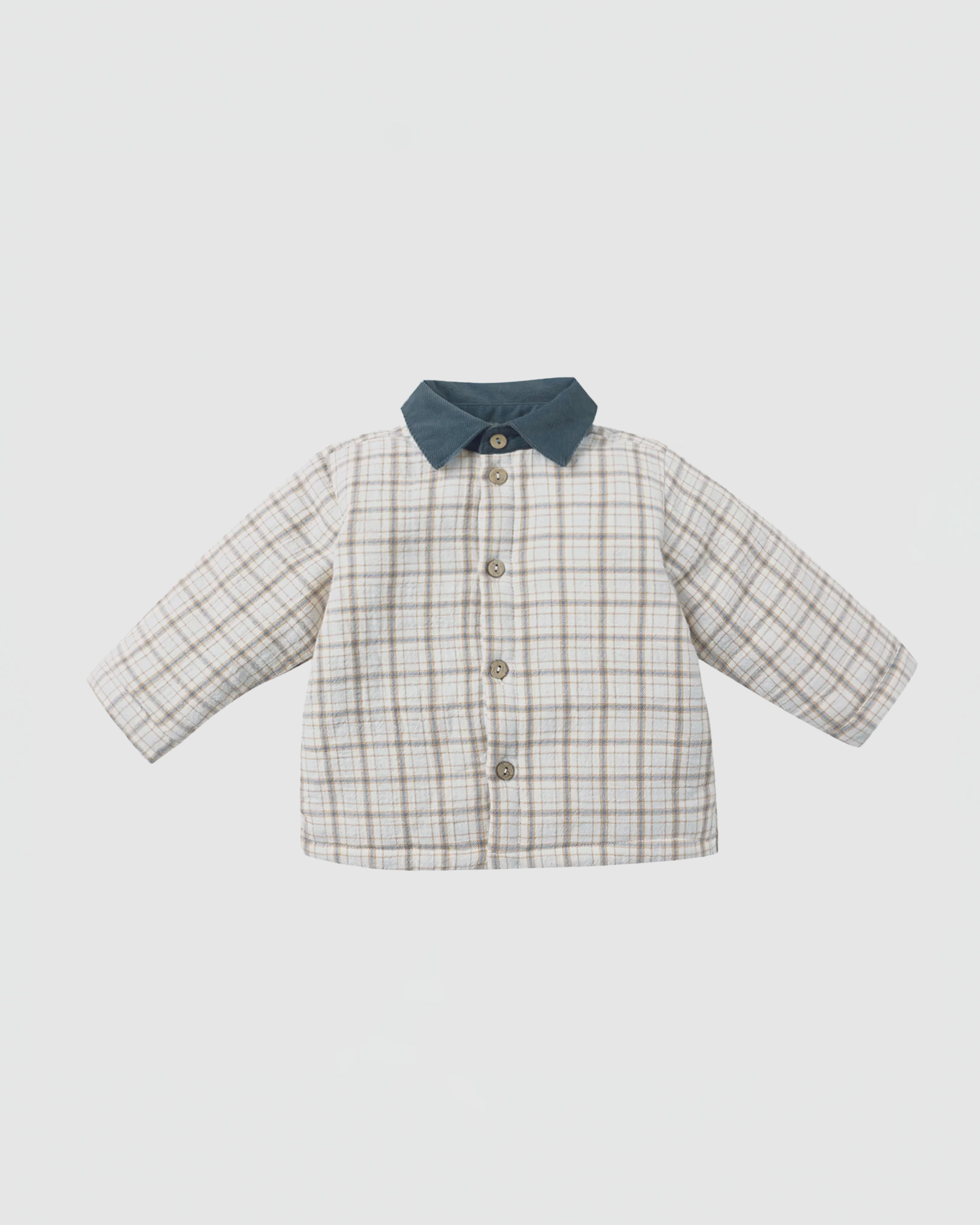 Quincy Mae Ford Jacket in Blue Plaid