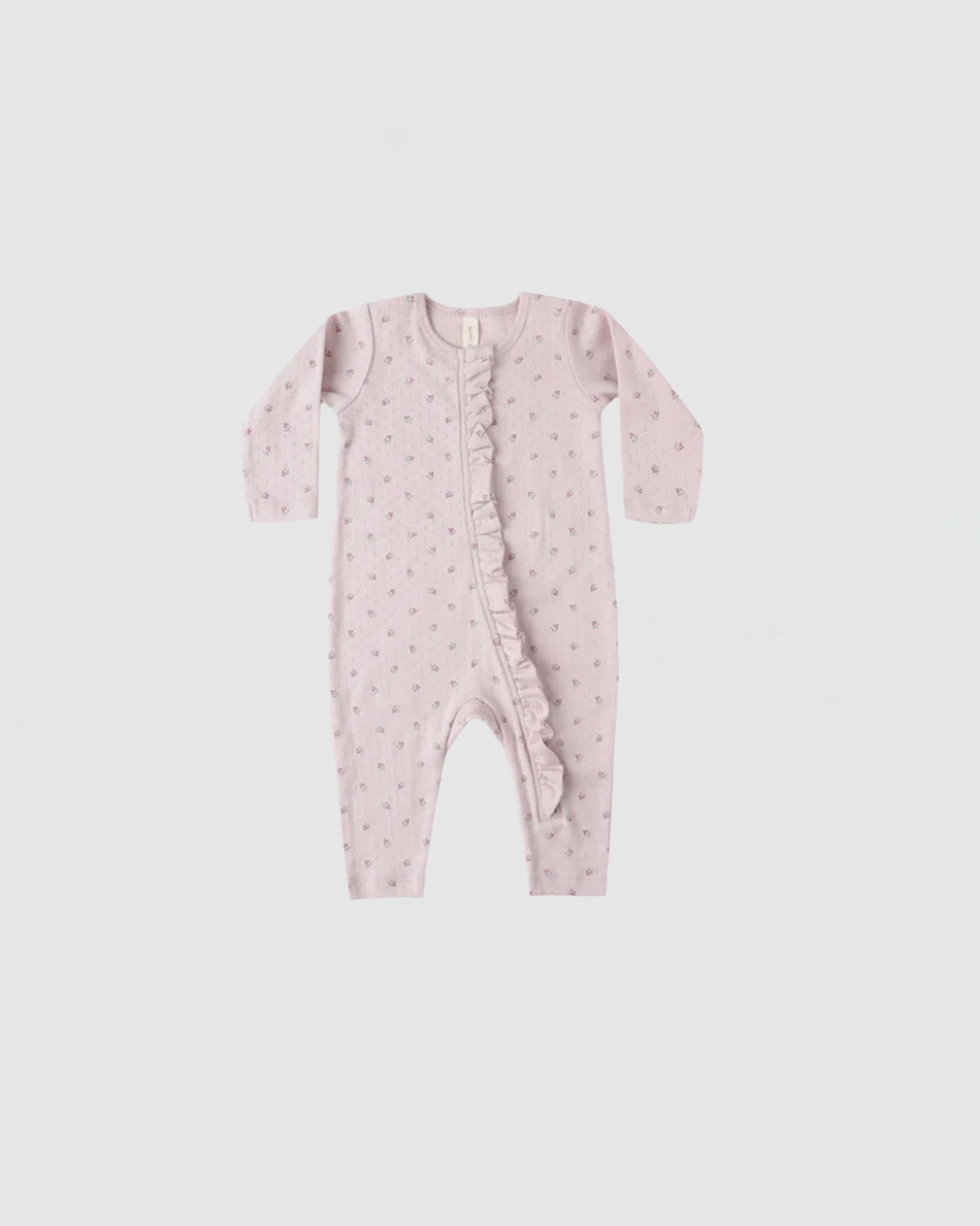 Quincy Mae Ruffle Jumpsuit in Lilac Ditsy