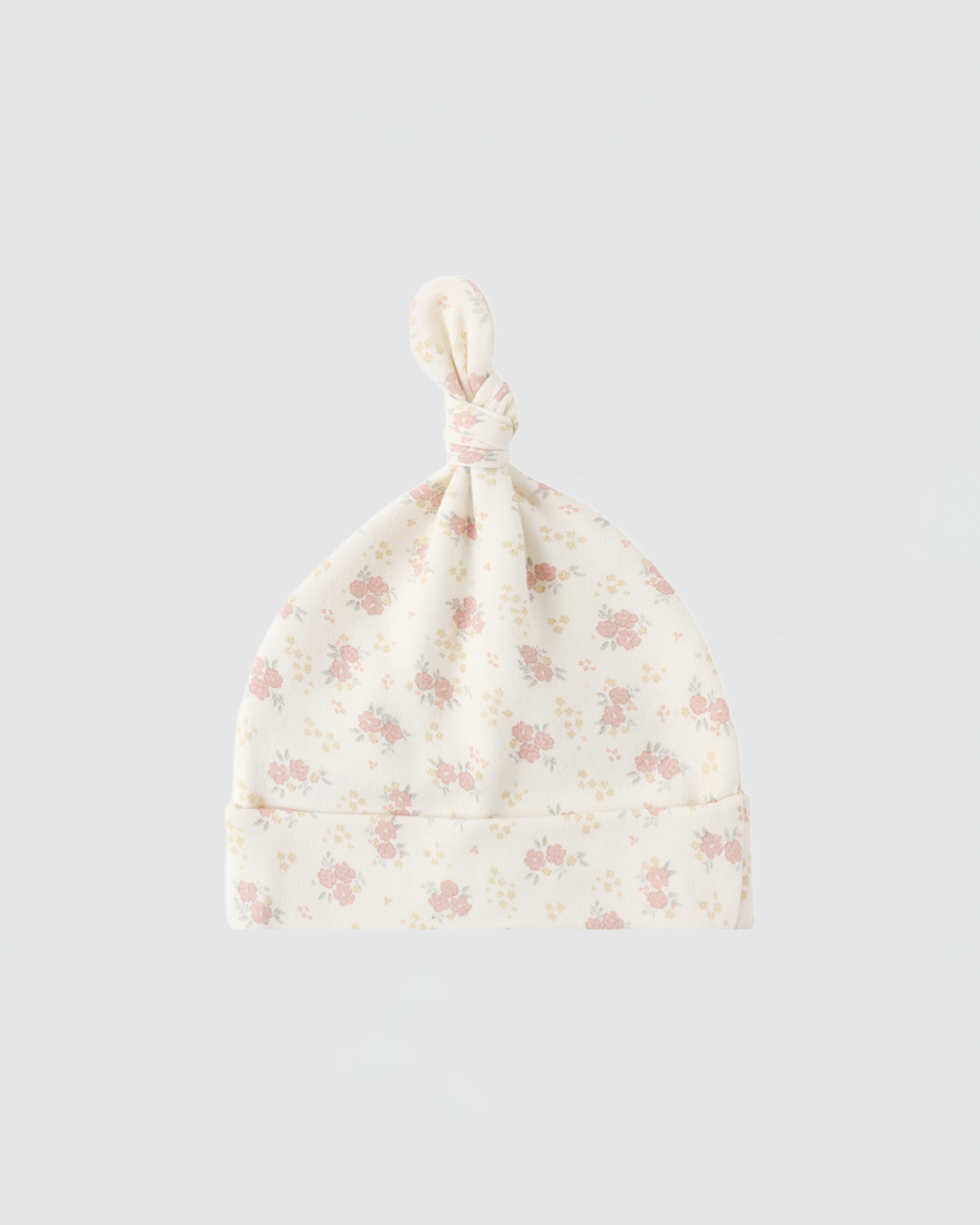 Quincy Mae Knotted Baby Hat in Flower Field