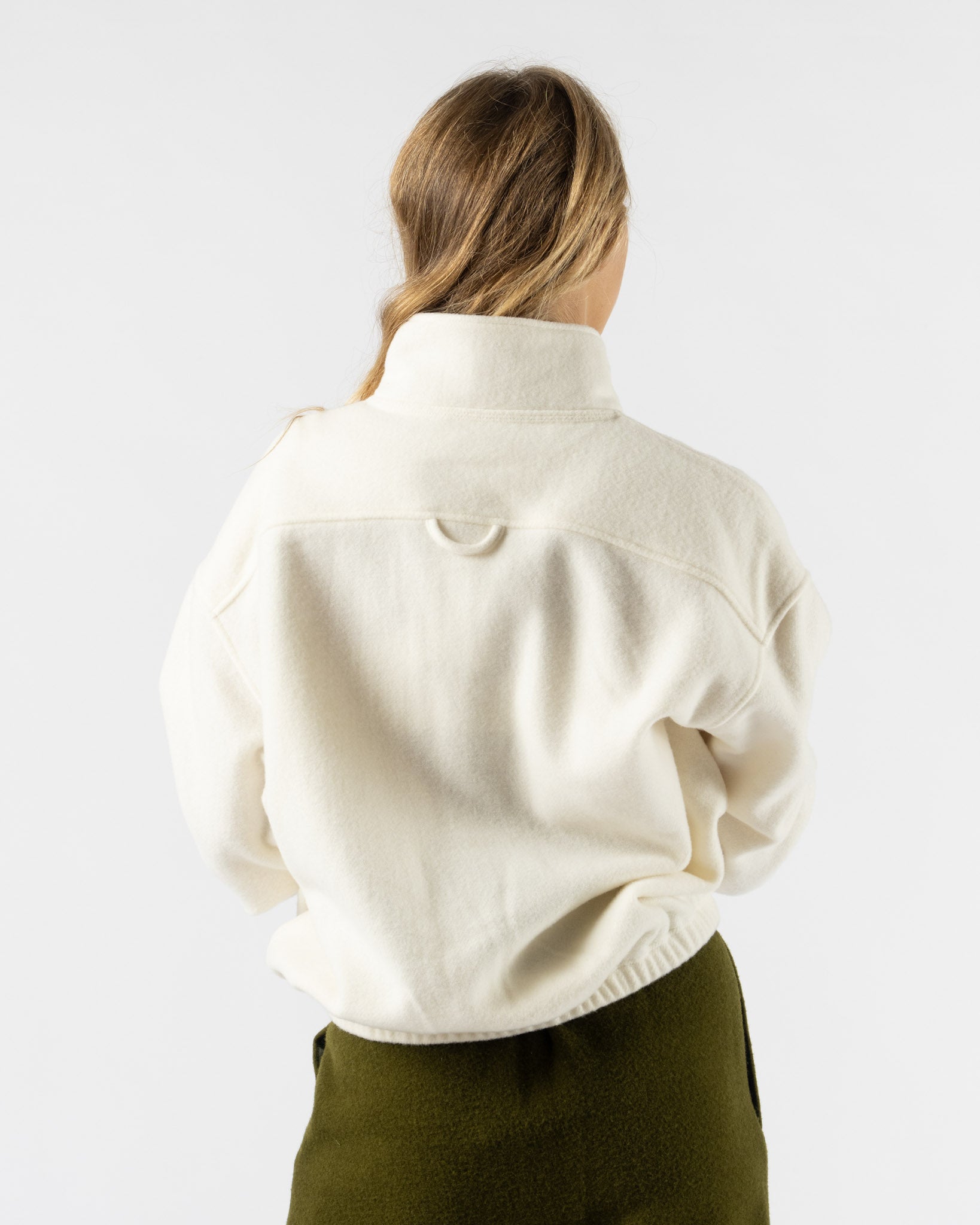 RIER Polar Fleece in White