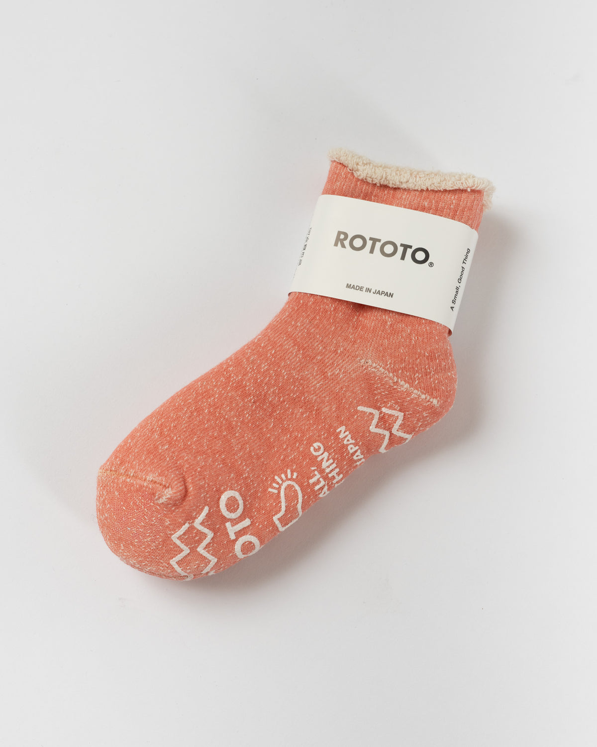 ROTOTO 3012 Kids Double Face Room Socks in Pink