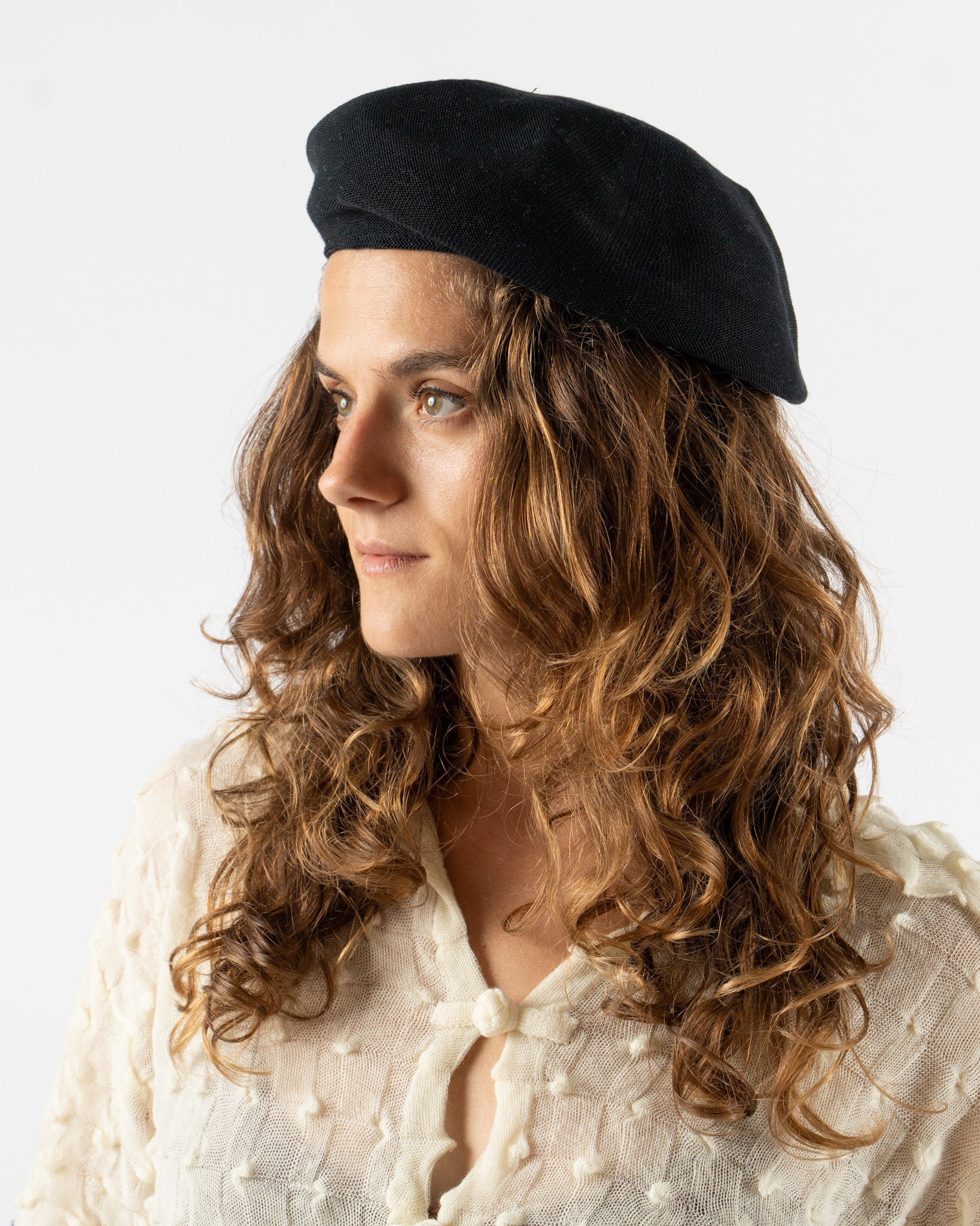 Racal Hat Maker Spring Beret in Black