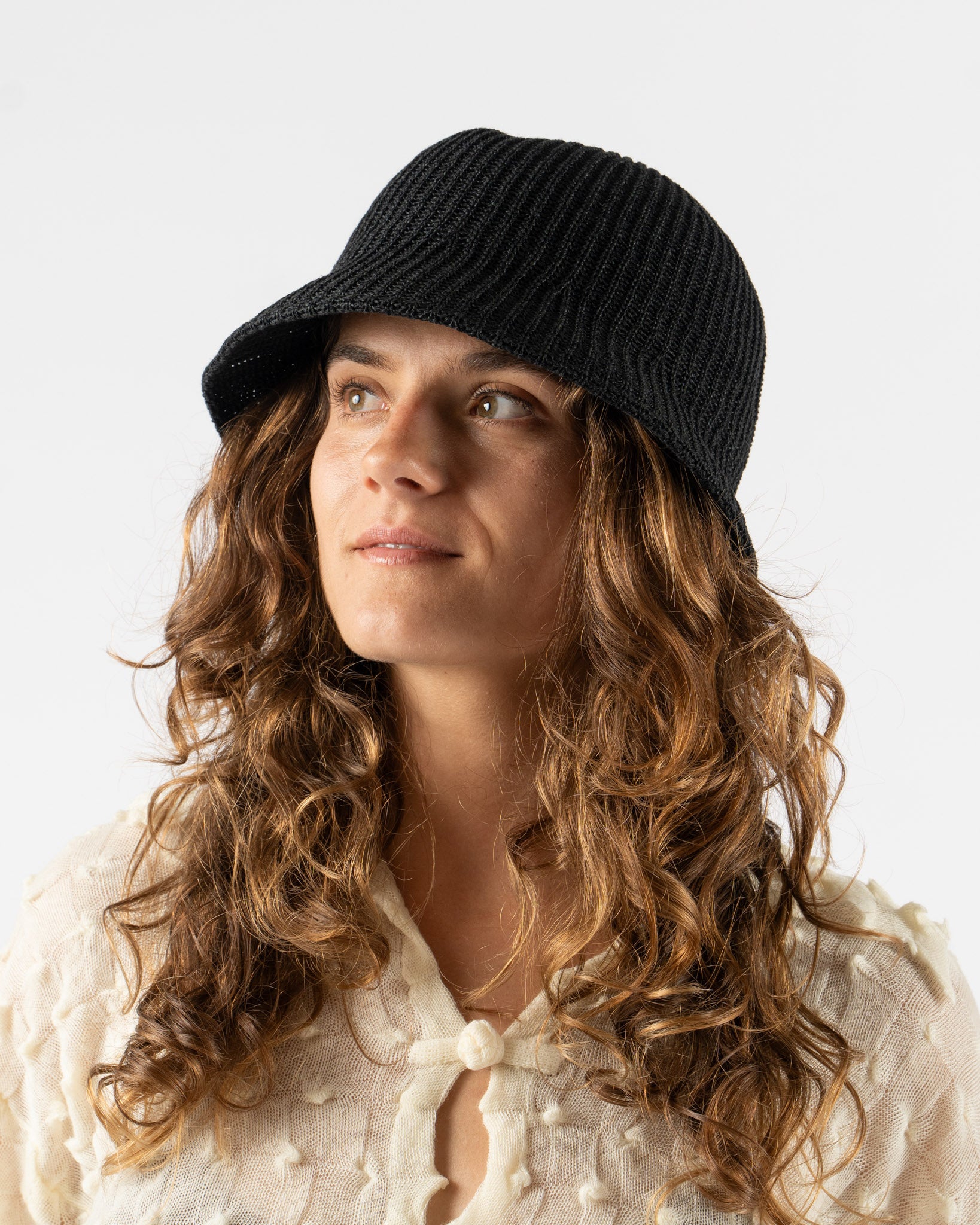 Racal Hat Maker Paper Mix Turip Hat in Black