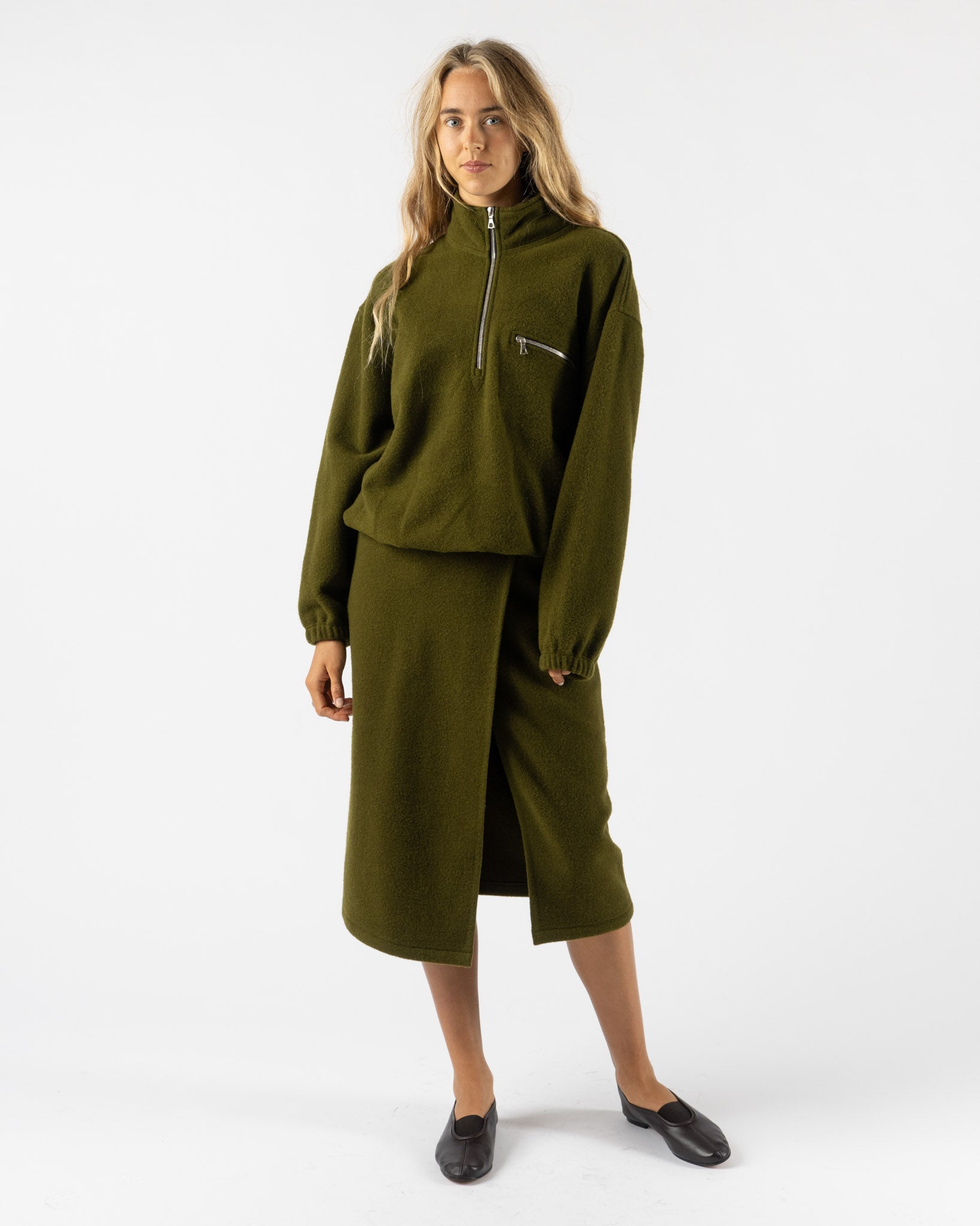 RIER Polar Fleece in Soil