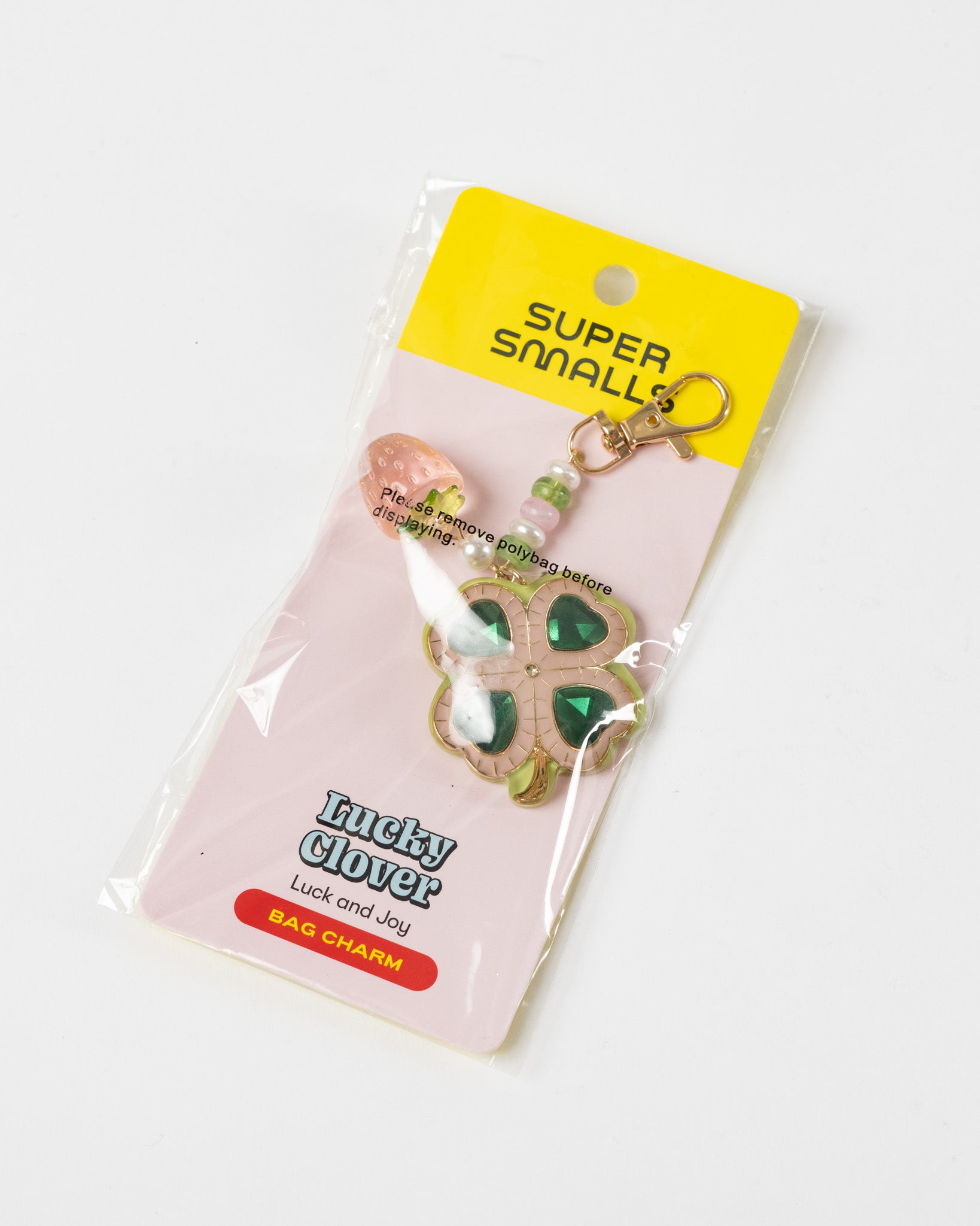 Super Smalls Lucky Clover Bag Charm
