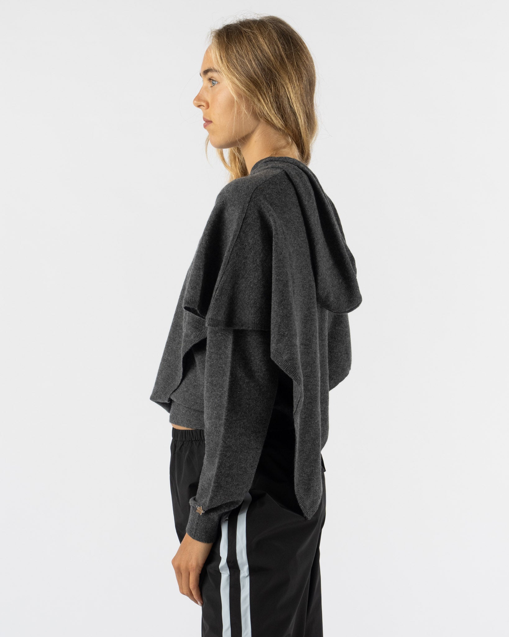 Sandy Liang Barrow Sweater in Grey