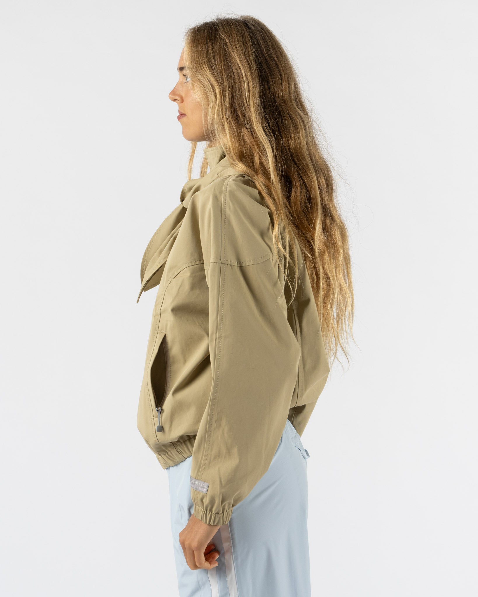 Sandy Liang Torry Jacket in Khaki