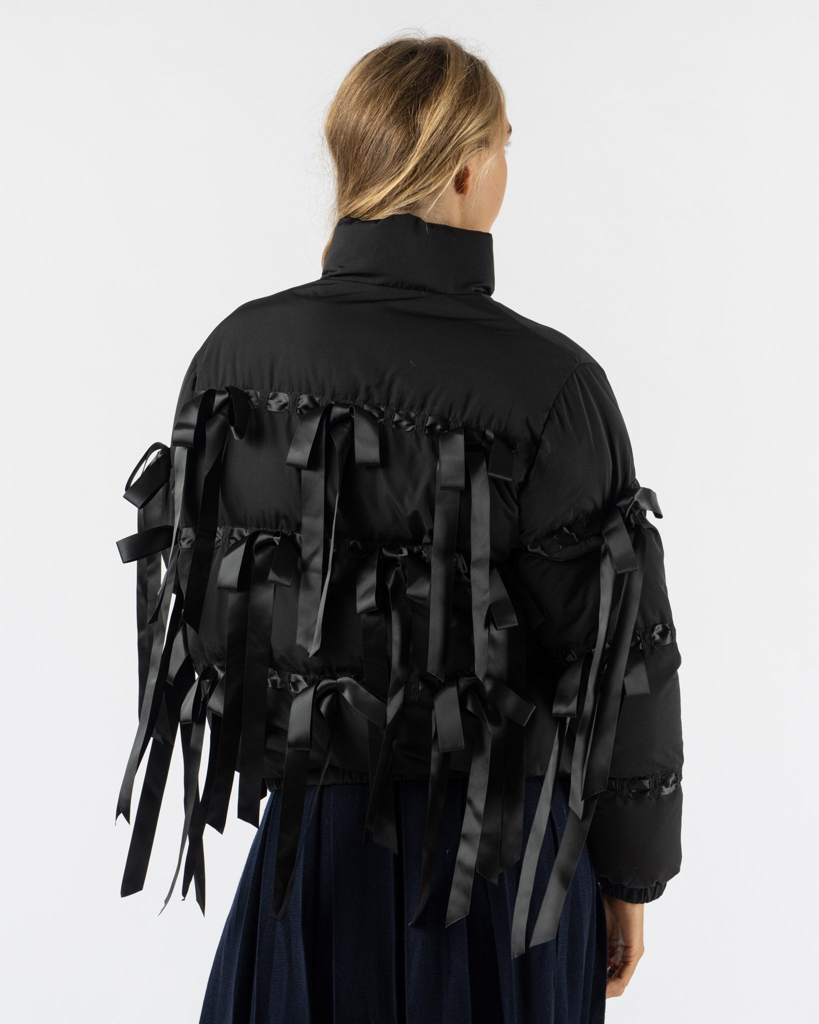 Sandy Liang Visby Puffer in Black