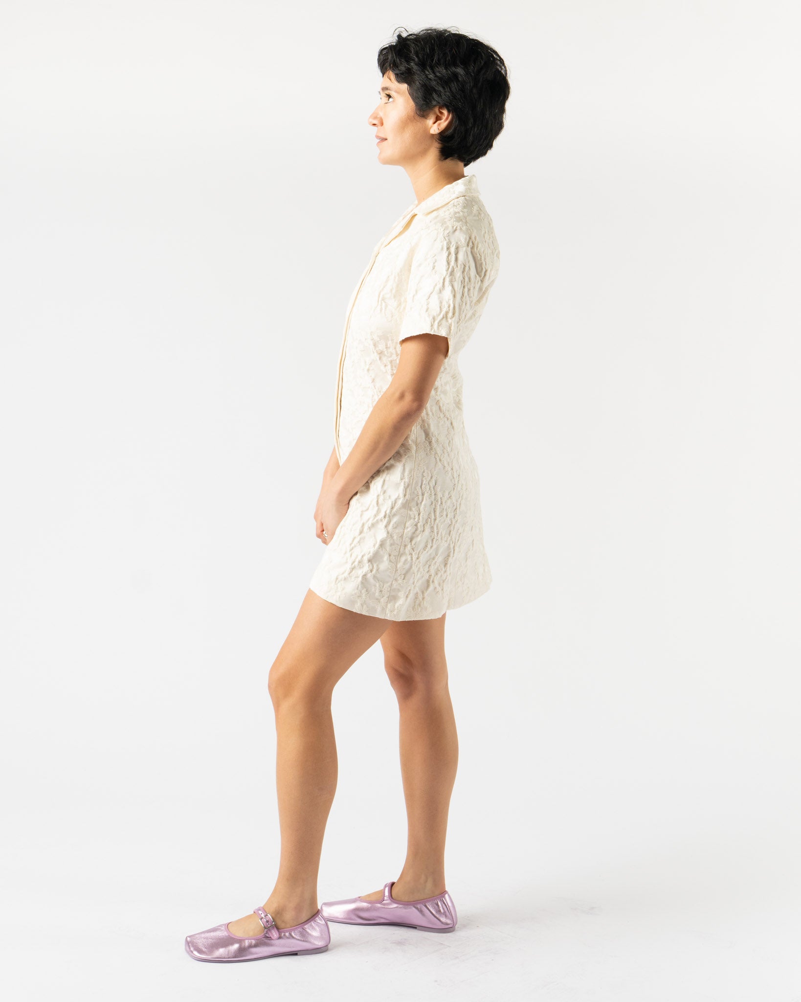 Sandy Liang Nurse Dress in Ivory