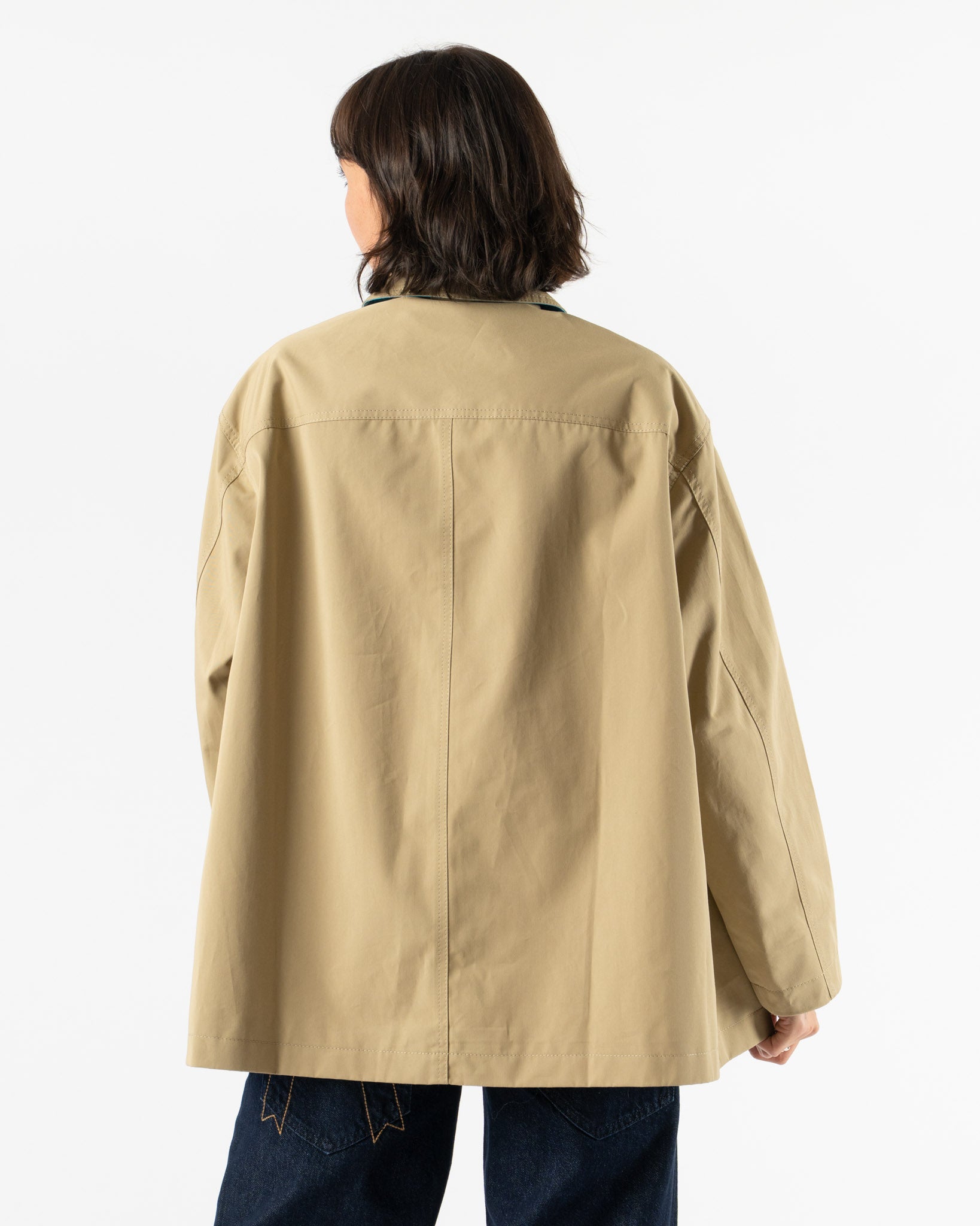 Sandy Liang Romaine Barn Jacket in Sand