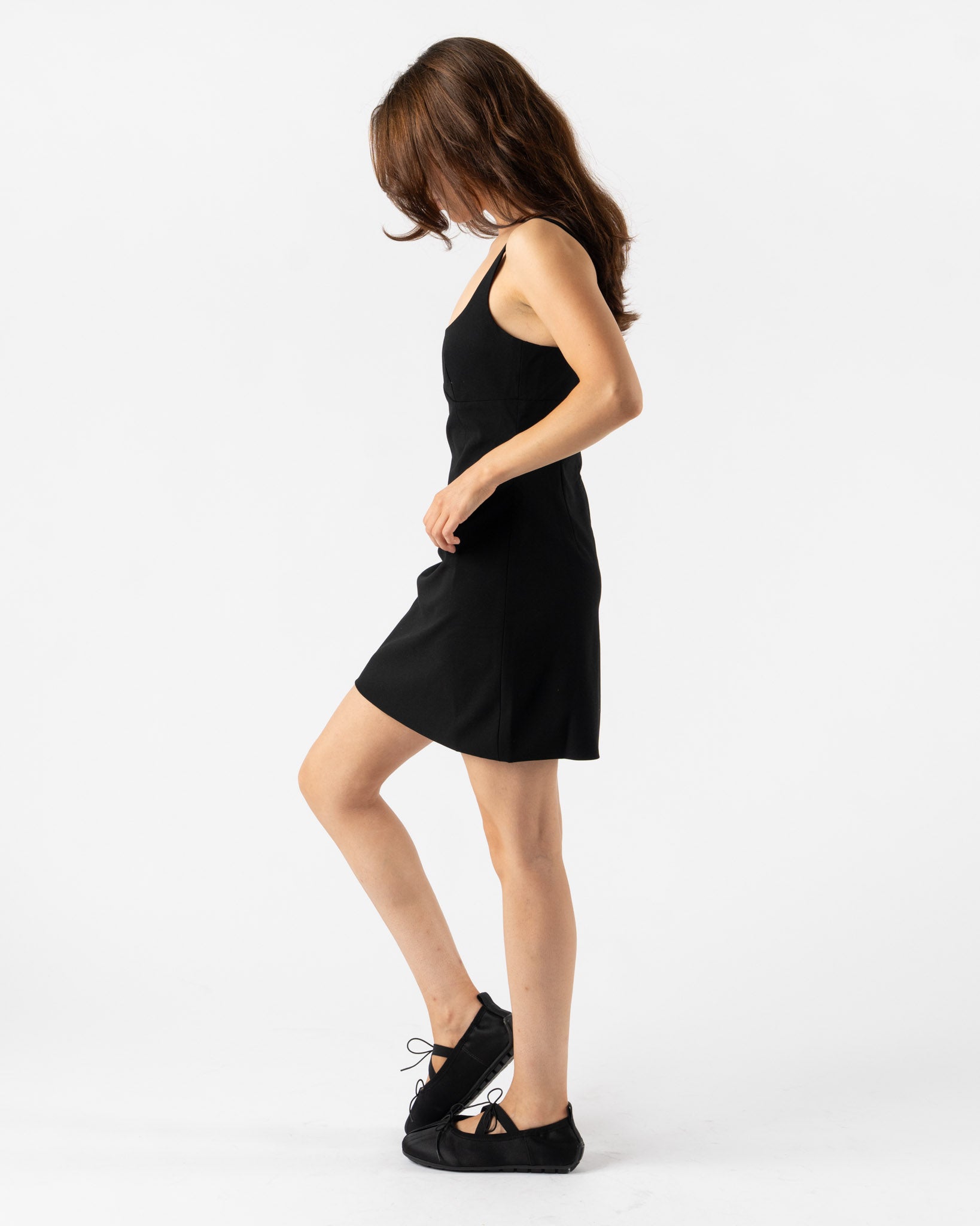 Sandy Liang Simon Dress in Black