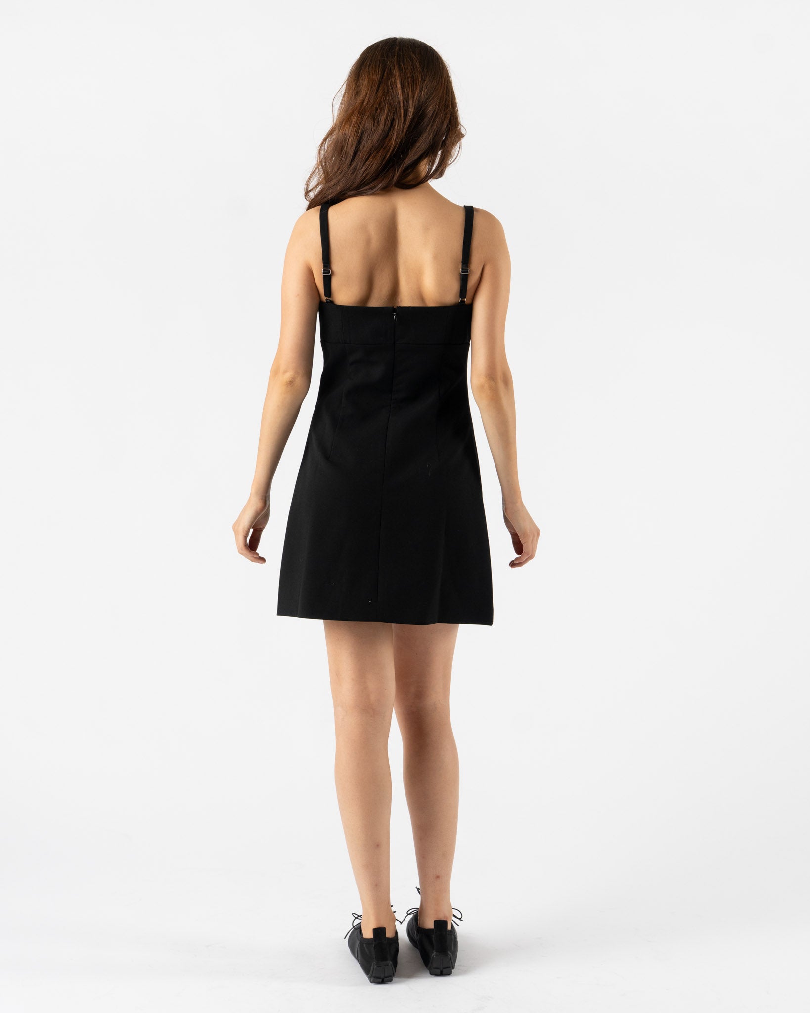 Sandy Liang Simon Dress in Black