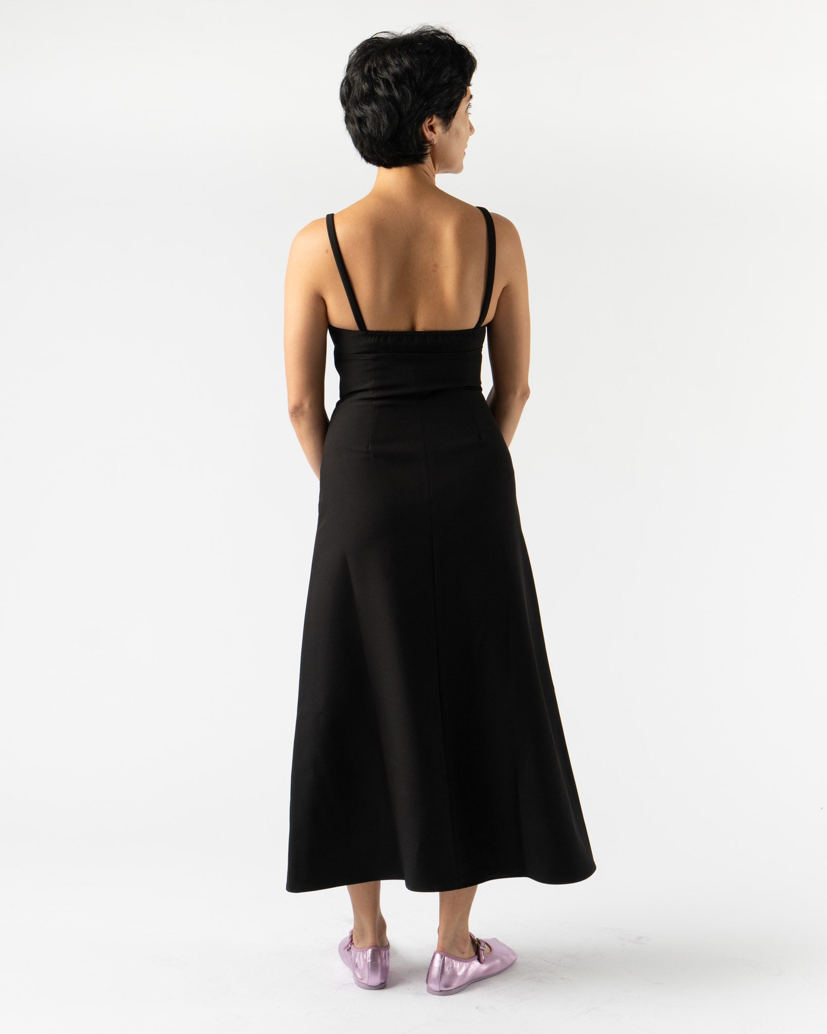 Sandy Liang Pilton Dress in Black