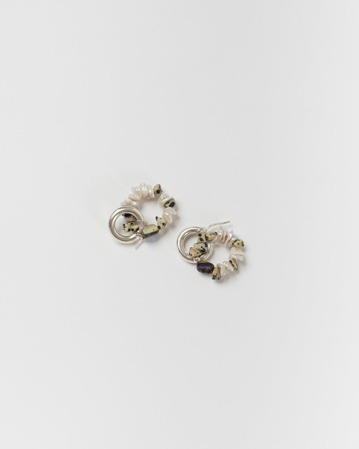 Santangelo Che Bomba Earring Abalone Hoop