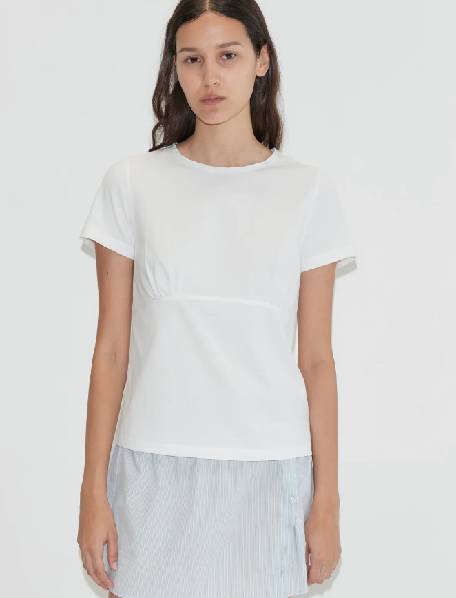 Deiji Studios Tape Tee in White