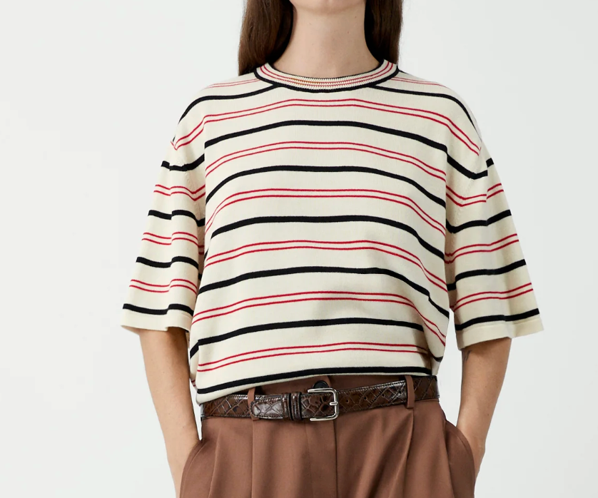 Cordera Organic Cotton Striped T-Shirt