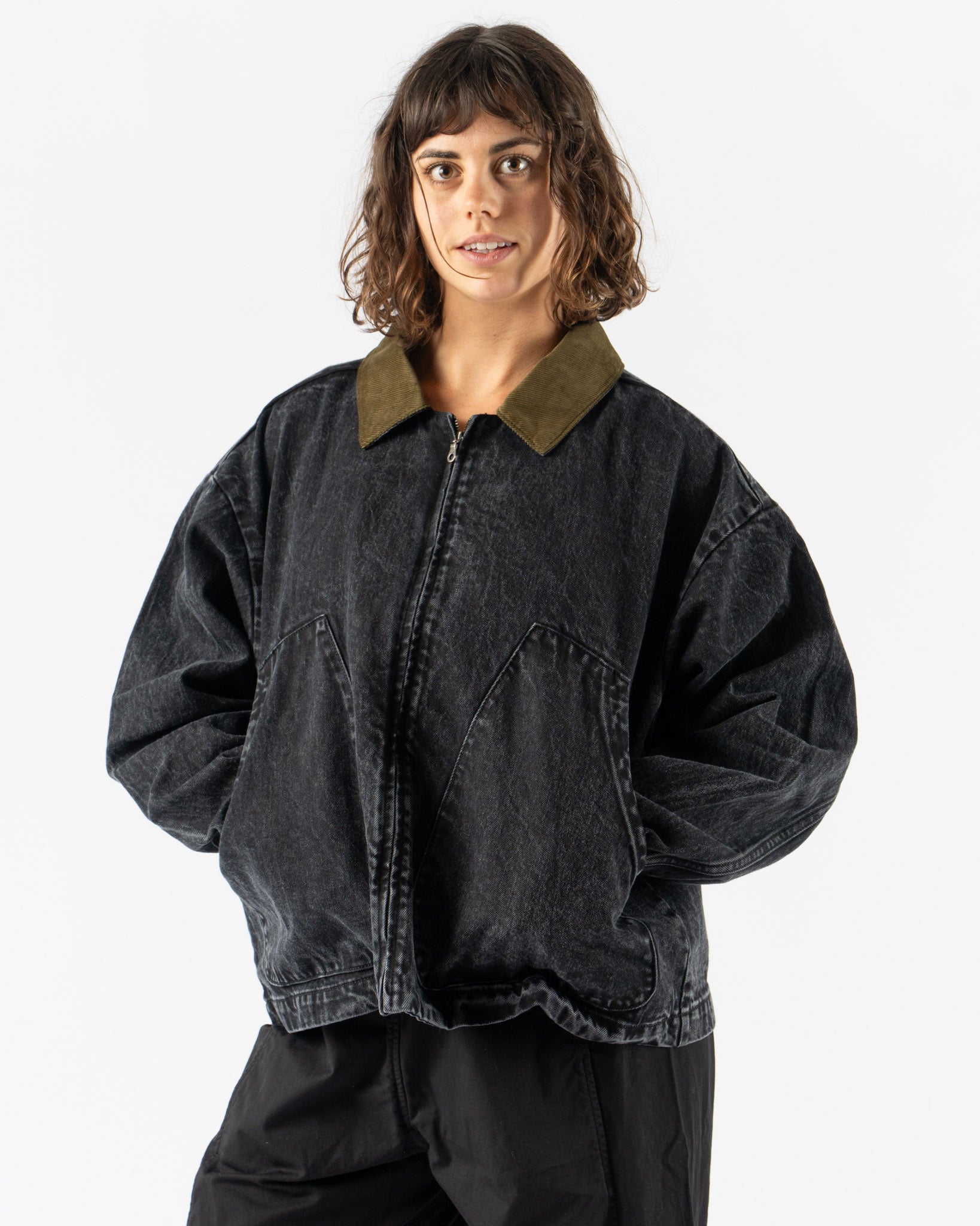 Shaina Mote Studio Jacket in Washed Black