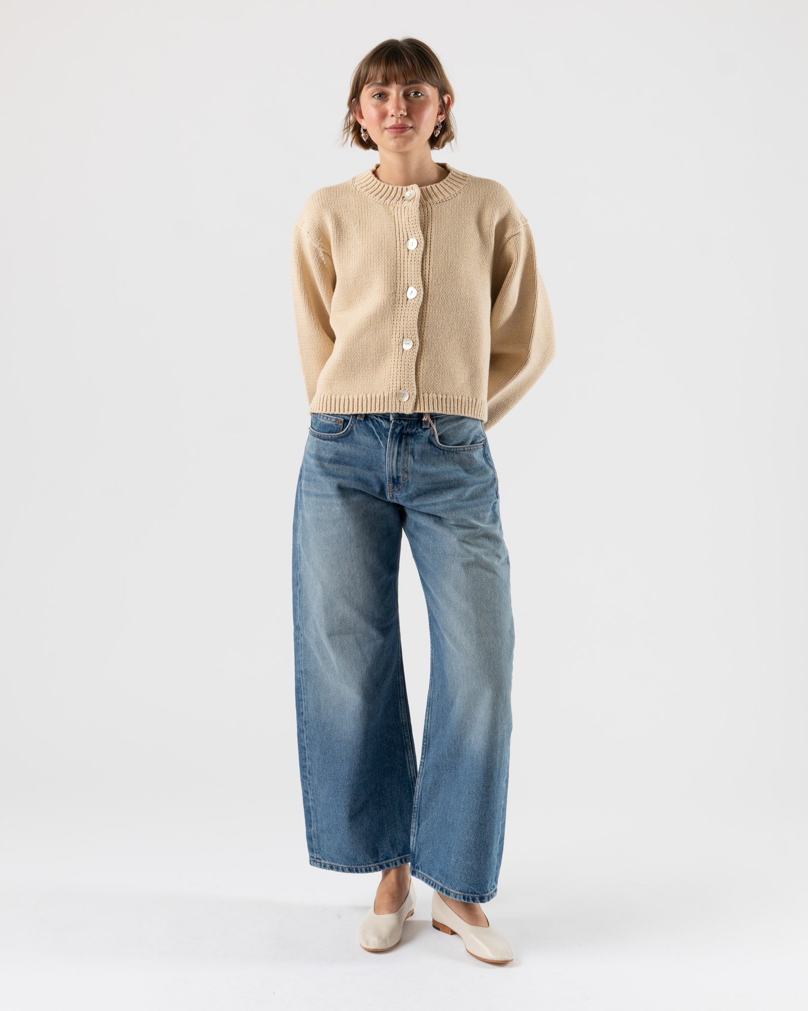Nikki Chasin Shiloh Cardigan in Oatmeal