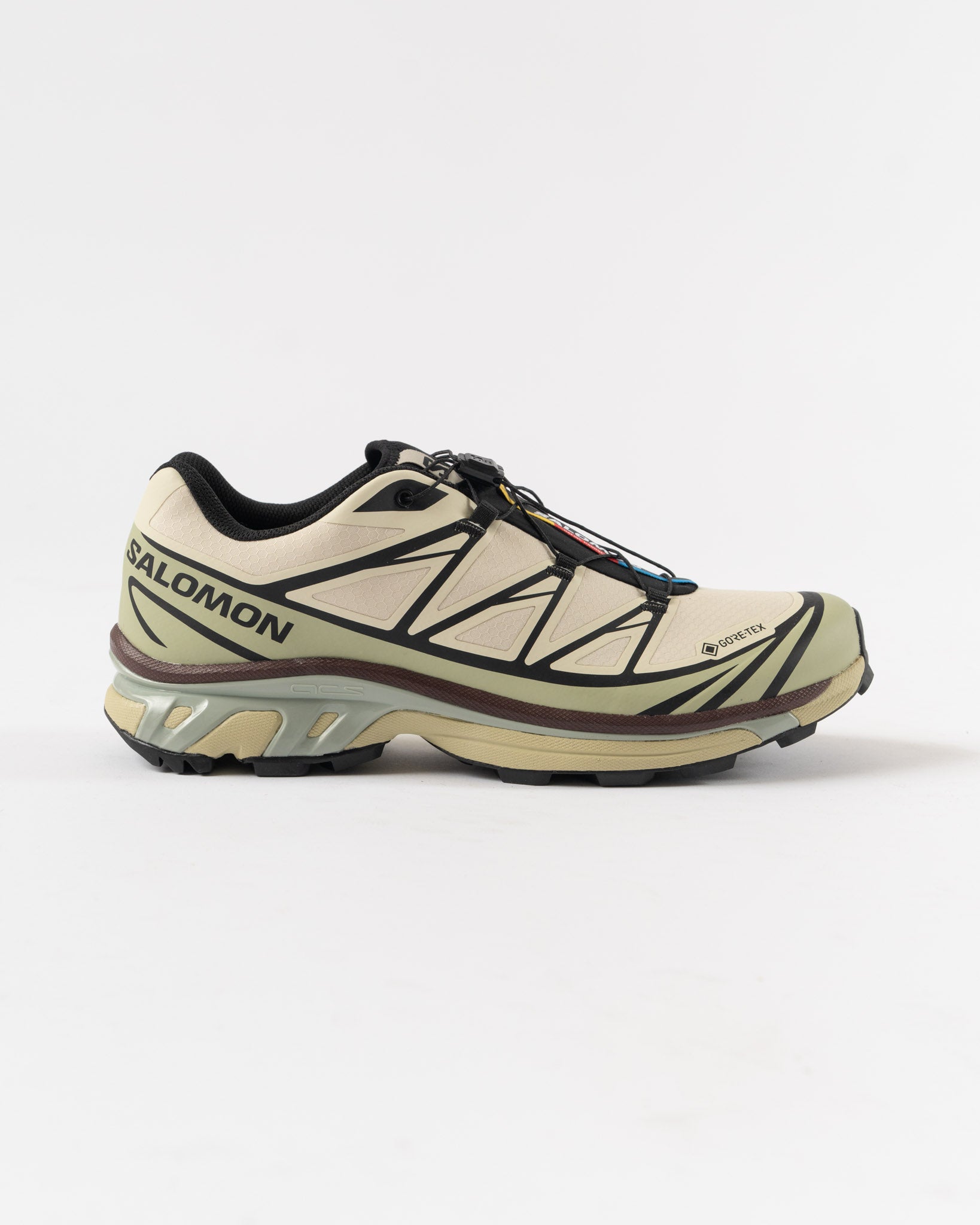 Salomon Shoes XT-6 GTX Asparagus Green Tea Chocolate