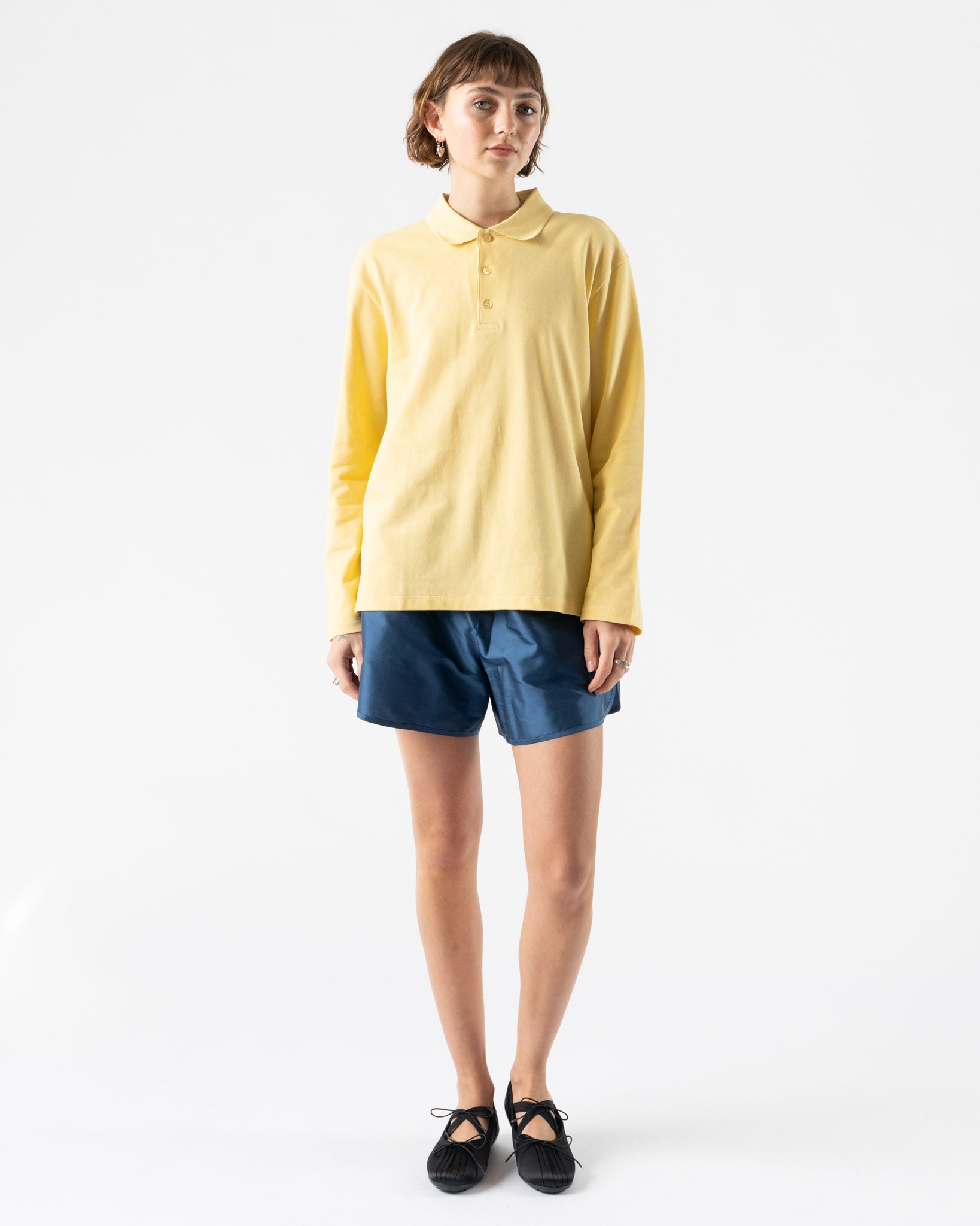 Cawley Silk Dupion Martini Short in Insignia