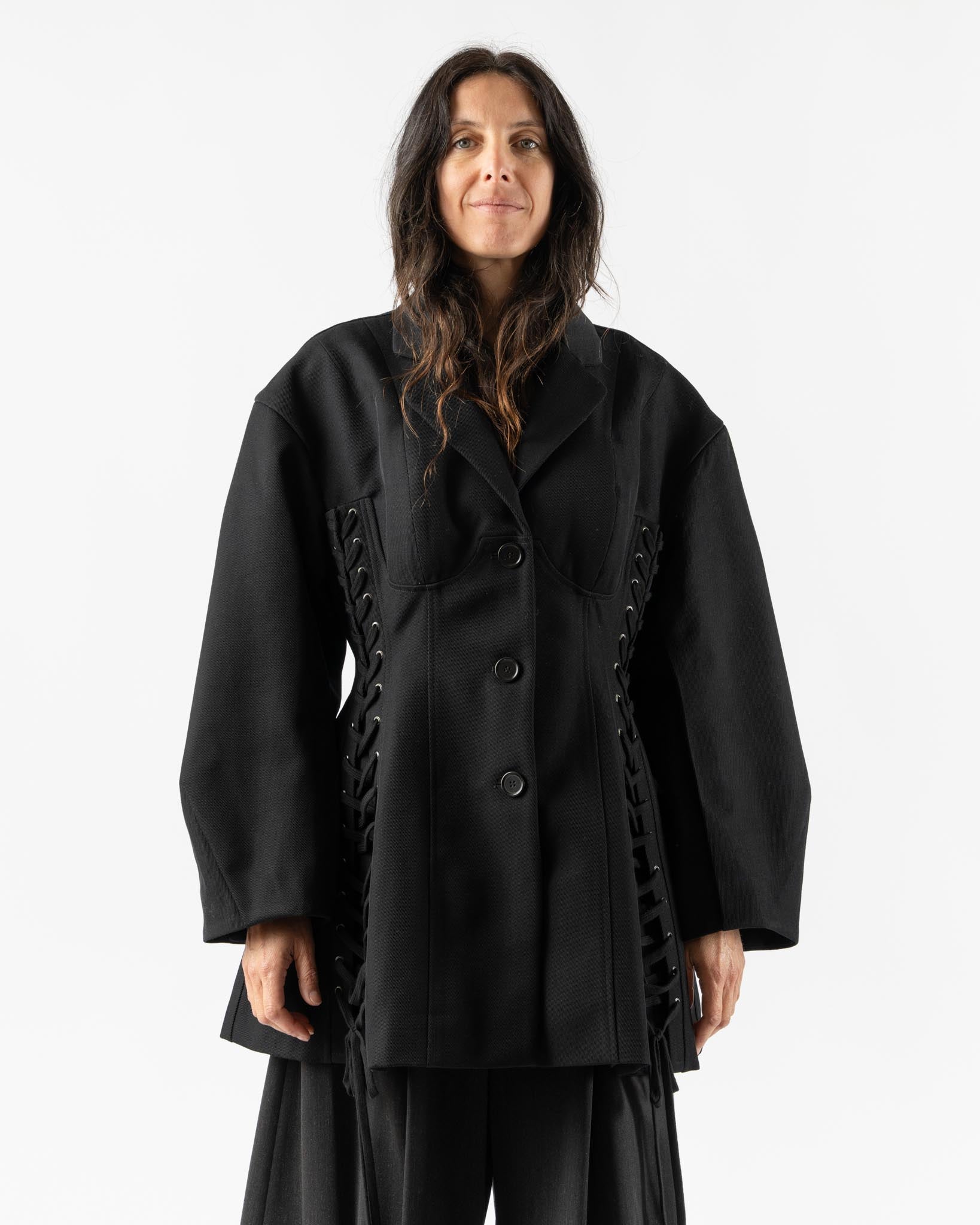 ★SCULPTOR★ Puff Tailored Jacket Black SC25S103BK Puff Tailored Jacket Black – Sculptor