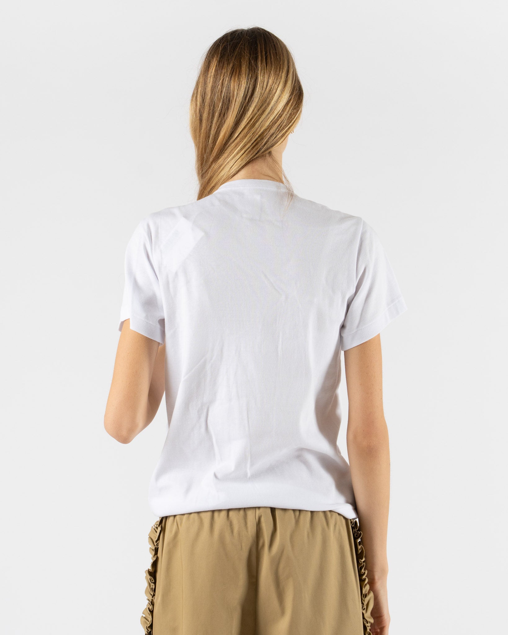 Rhodolirion Three Knot Short Sleeve Top in White