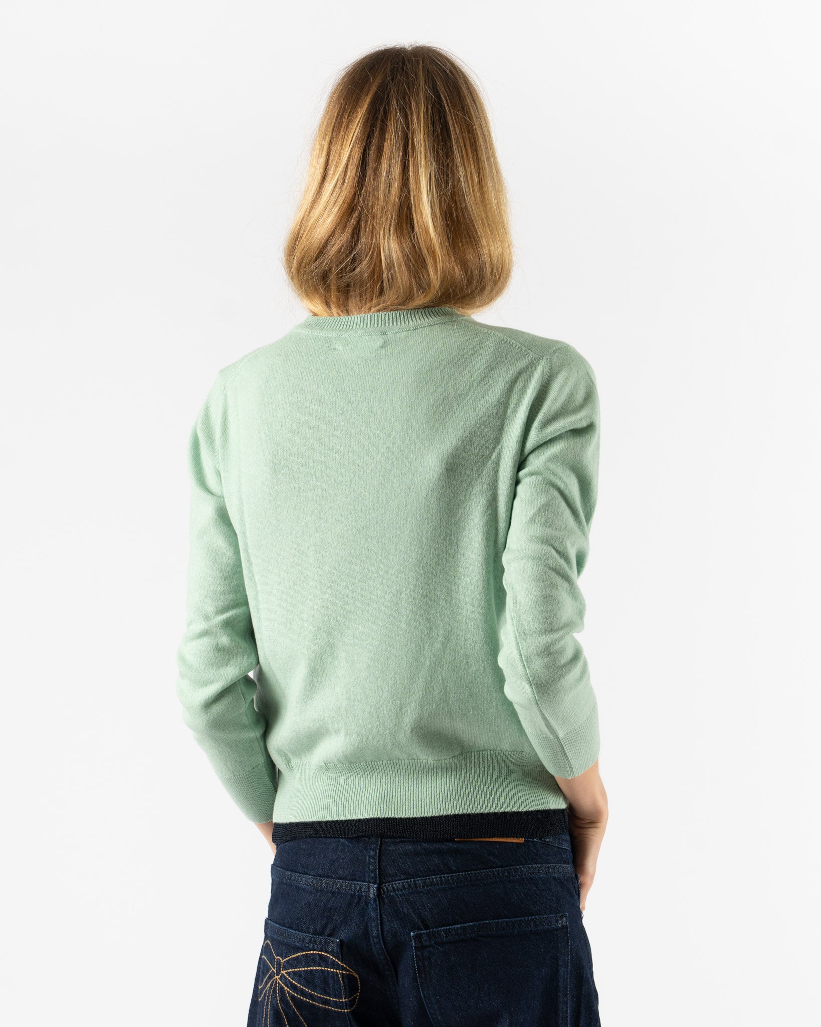 &Daughter Slim V-Neck in Mint