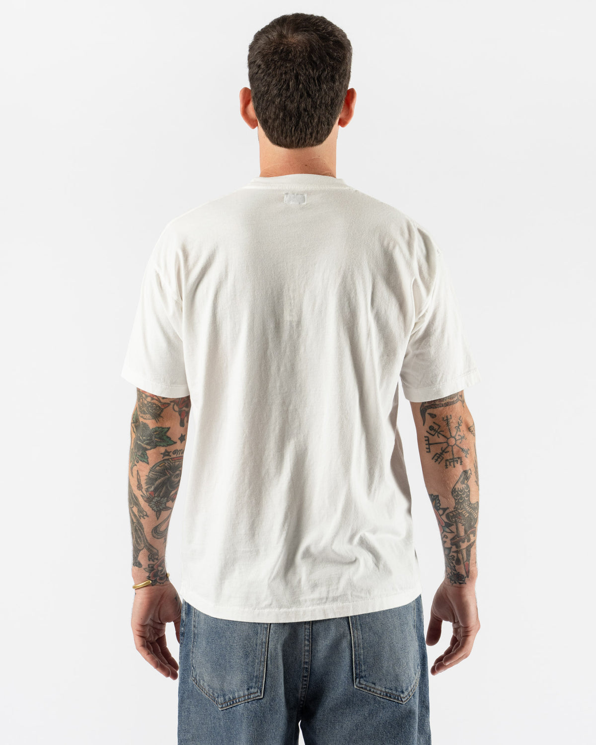 Small Talk Hand Illustration Print SS T-Shirt in Ducks
