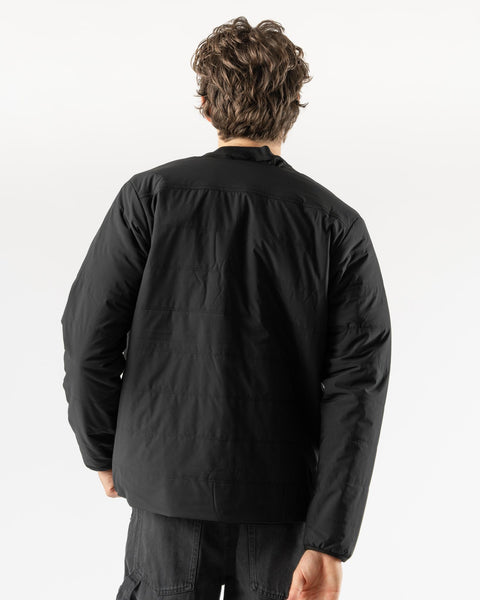 Snow Peak Flexible Insulated Cardigan in Black Curated at