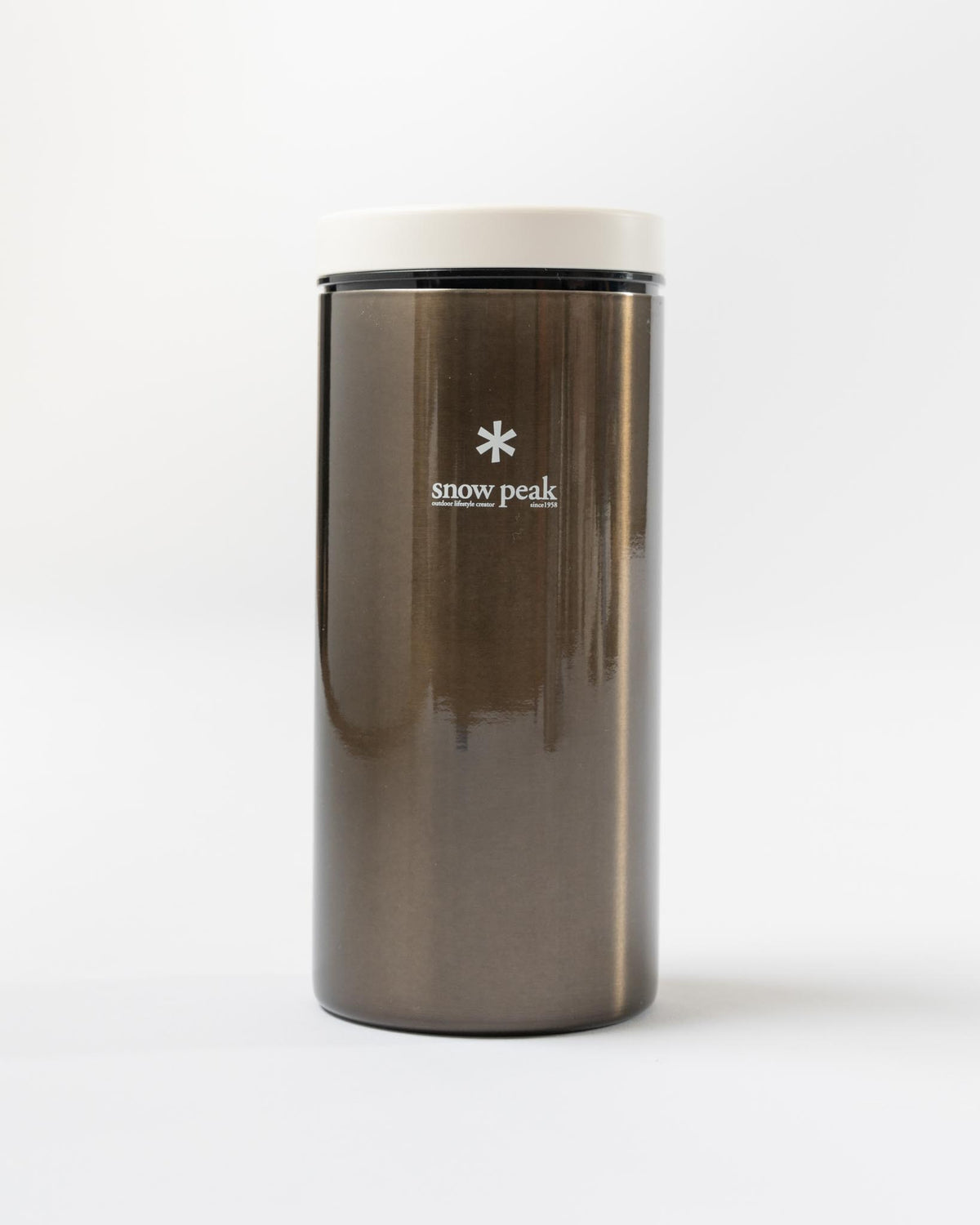 Snow Peak Kanpai Bottle 350ml Dark Silver Curated at Jake and Jones