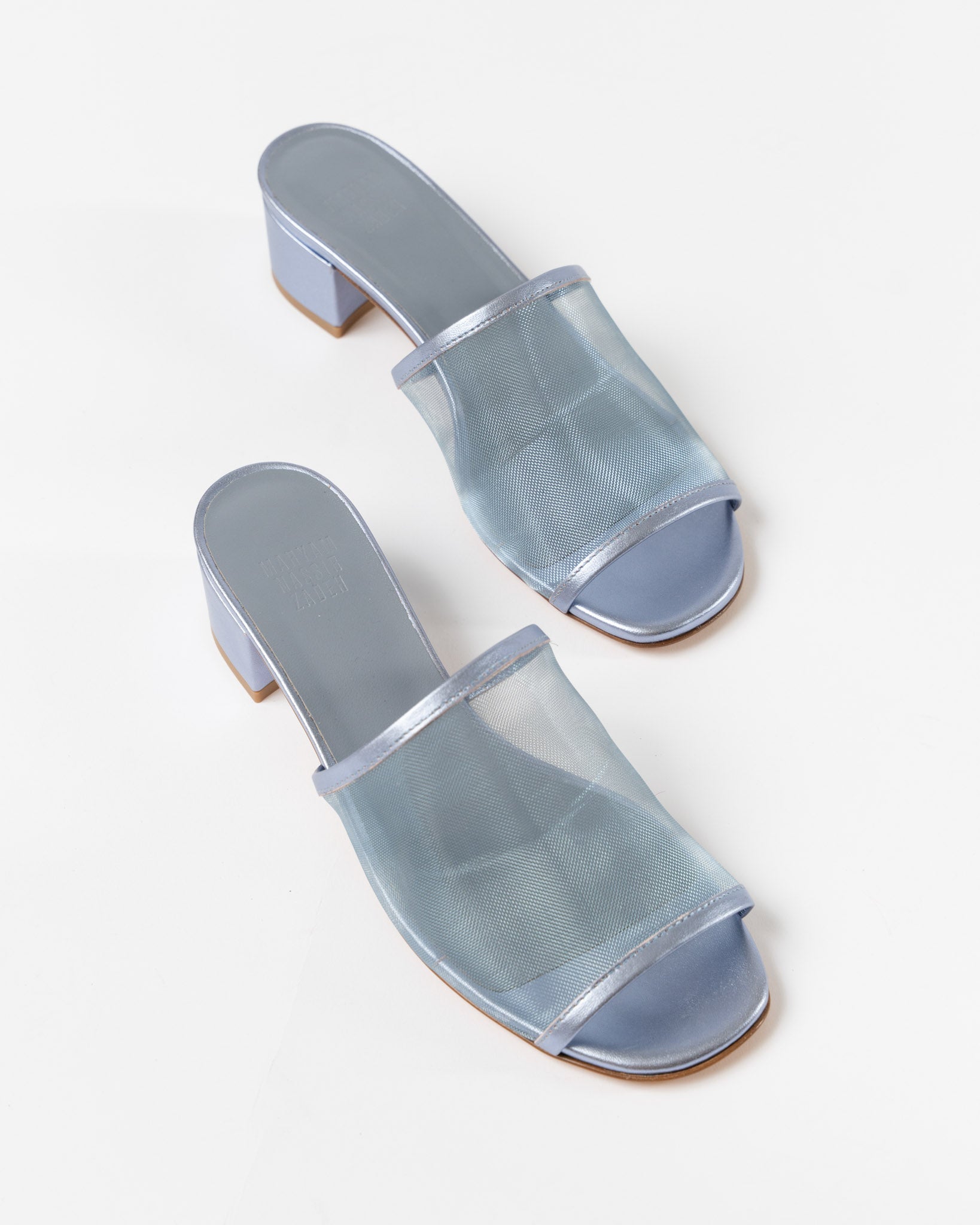 Maryam Nassir Zadeh Sophie Mesh Slide in Iris