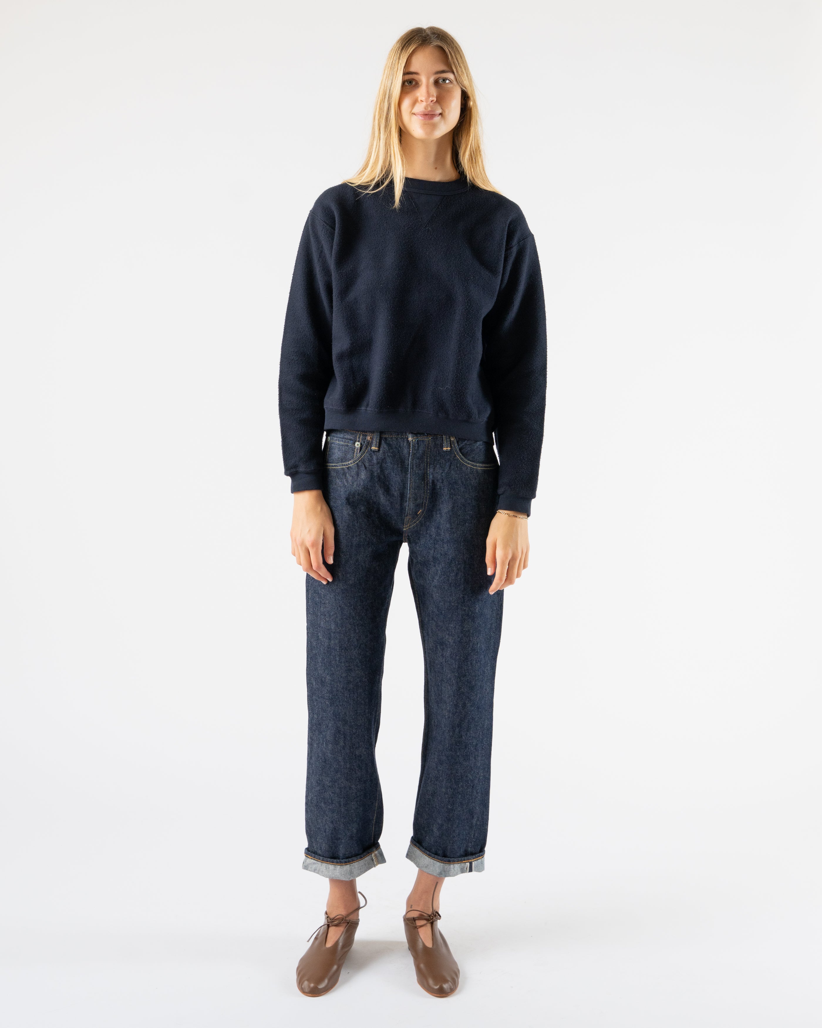 Sunray-Hina-Reversed-Fleece-Crew-Neck-Sweatshirt-in-Dark-Navy-Curated-at-Jake-and-Jones-Santa-Barbara-Boutique